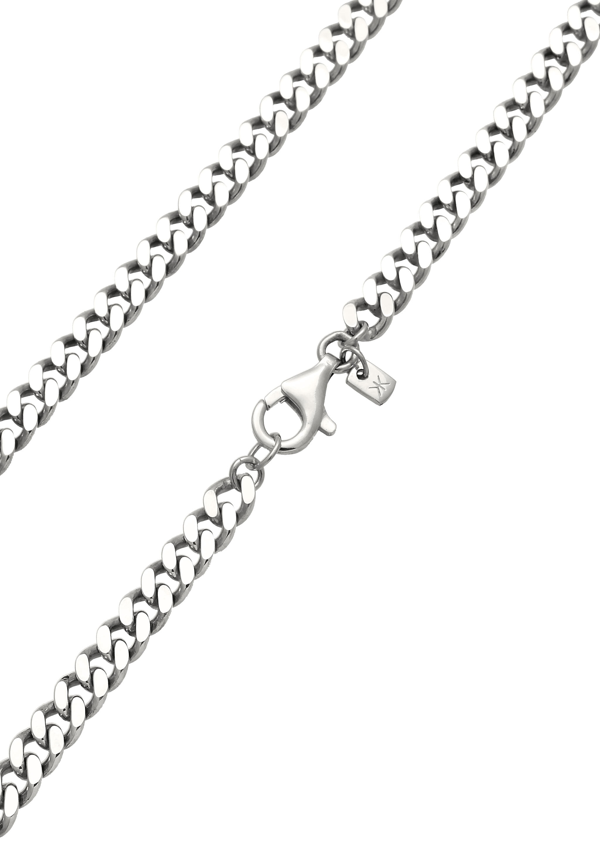 Kuzzoi Silberkette »Halskette Panzerkette 925 Sterling Silber«