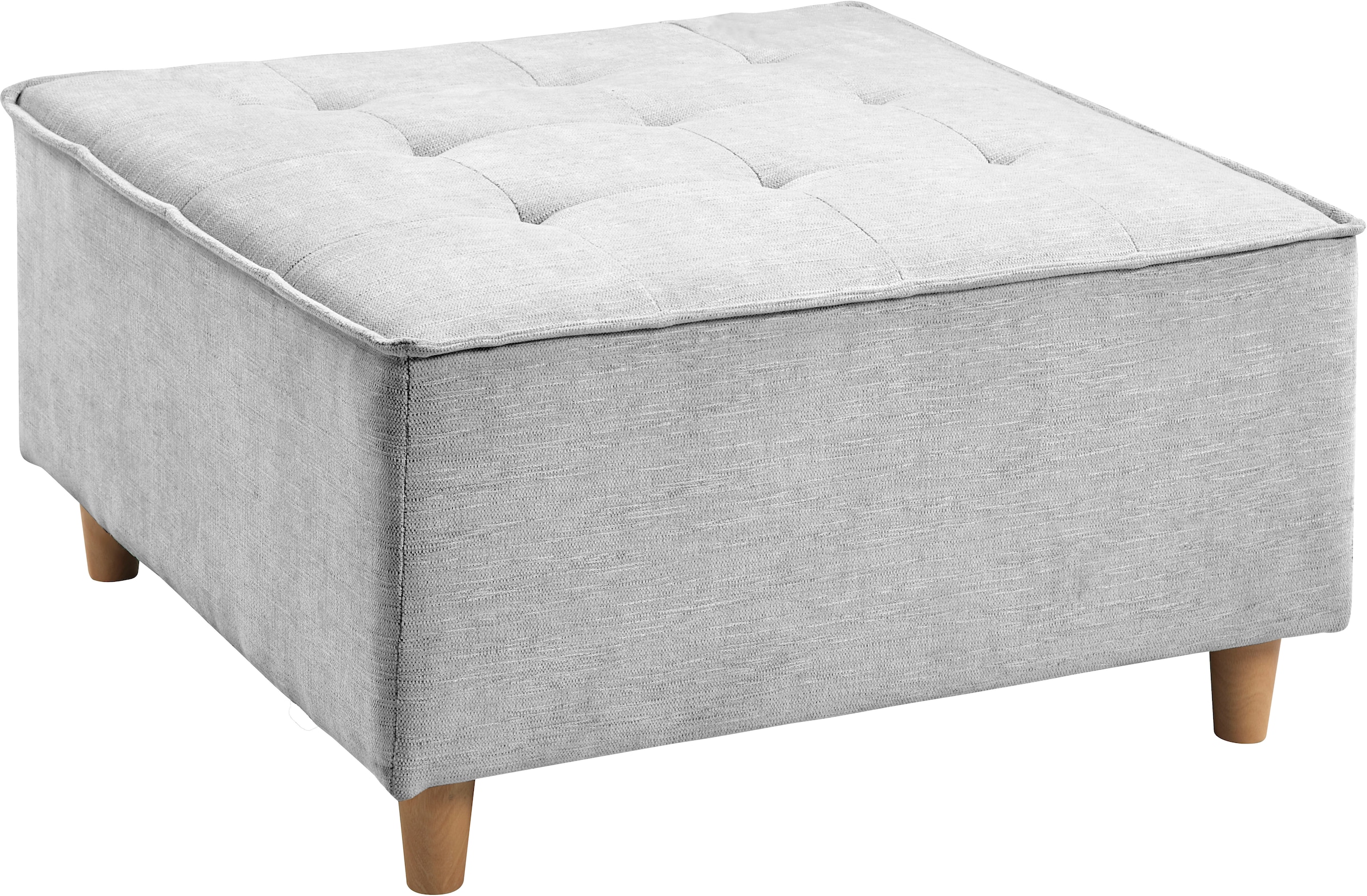 RAUM.ID Hocker »Flexid«, (1 St.), modular erweiterbar zum Sofa, Chenille-Bezug