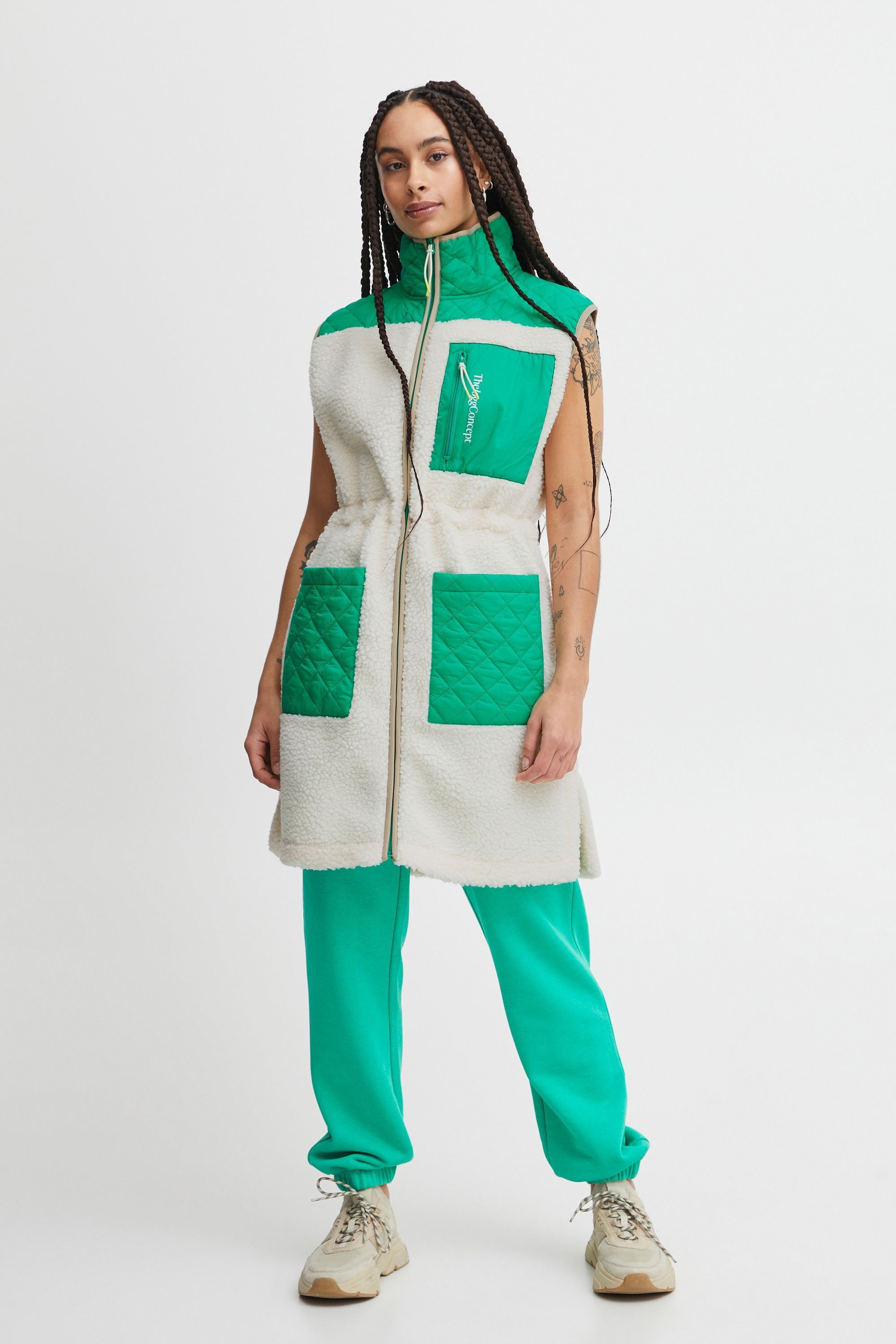TheJoggConcept Fleeceweste »Fleeceweste JCBerri«, (1 tlg.), Ohne