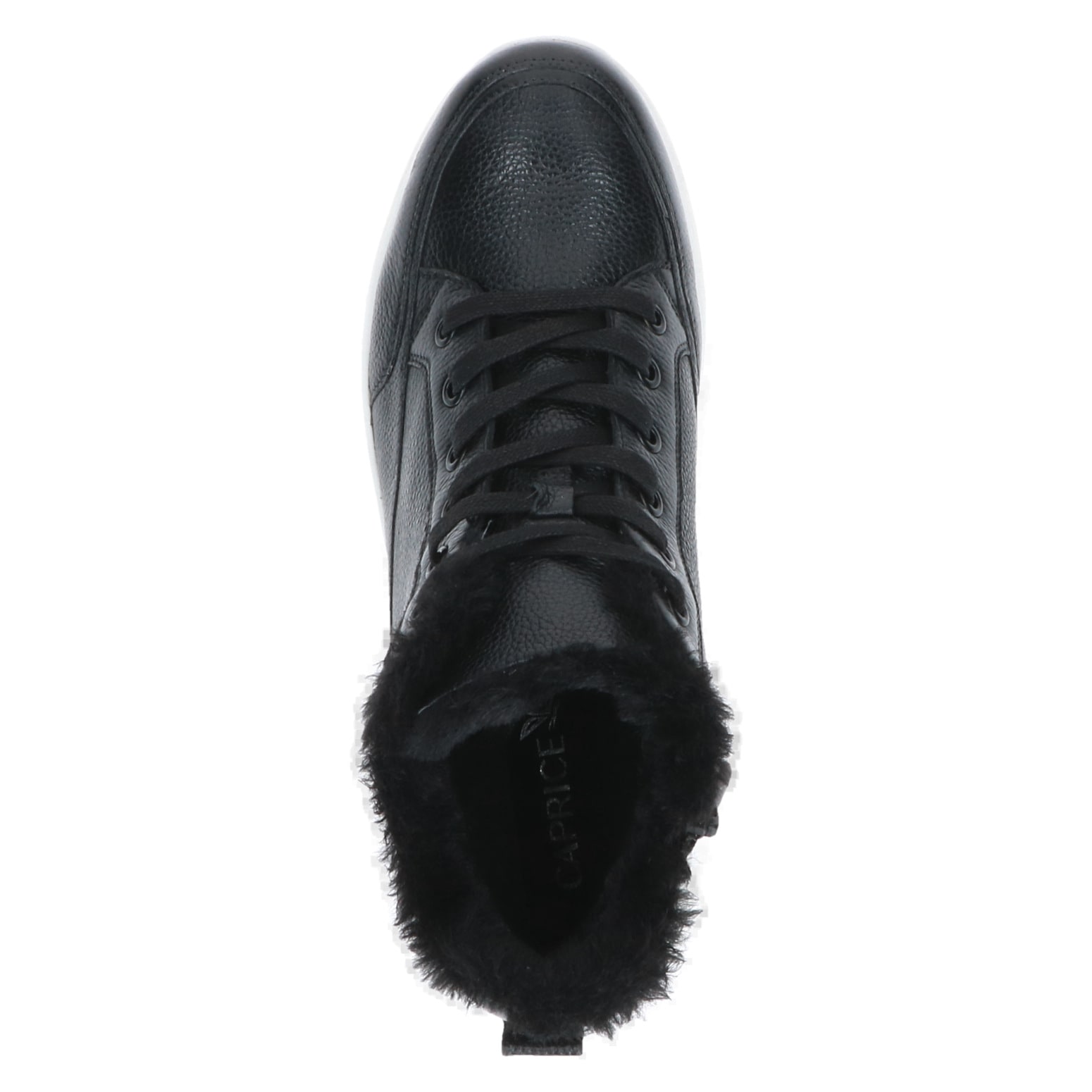 Caprice Winterboots  , Keilabsatz, Schnürboots, Outdoorschuh mit Fellimitat am Kragen