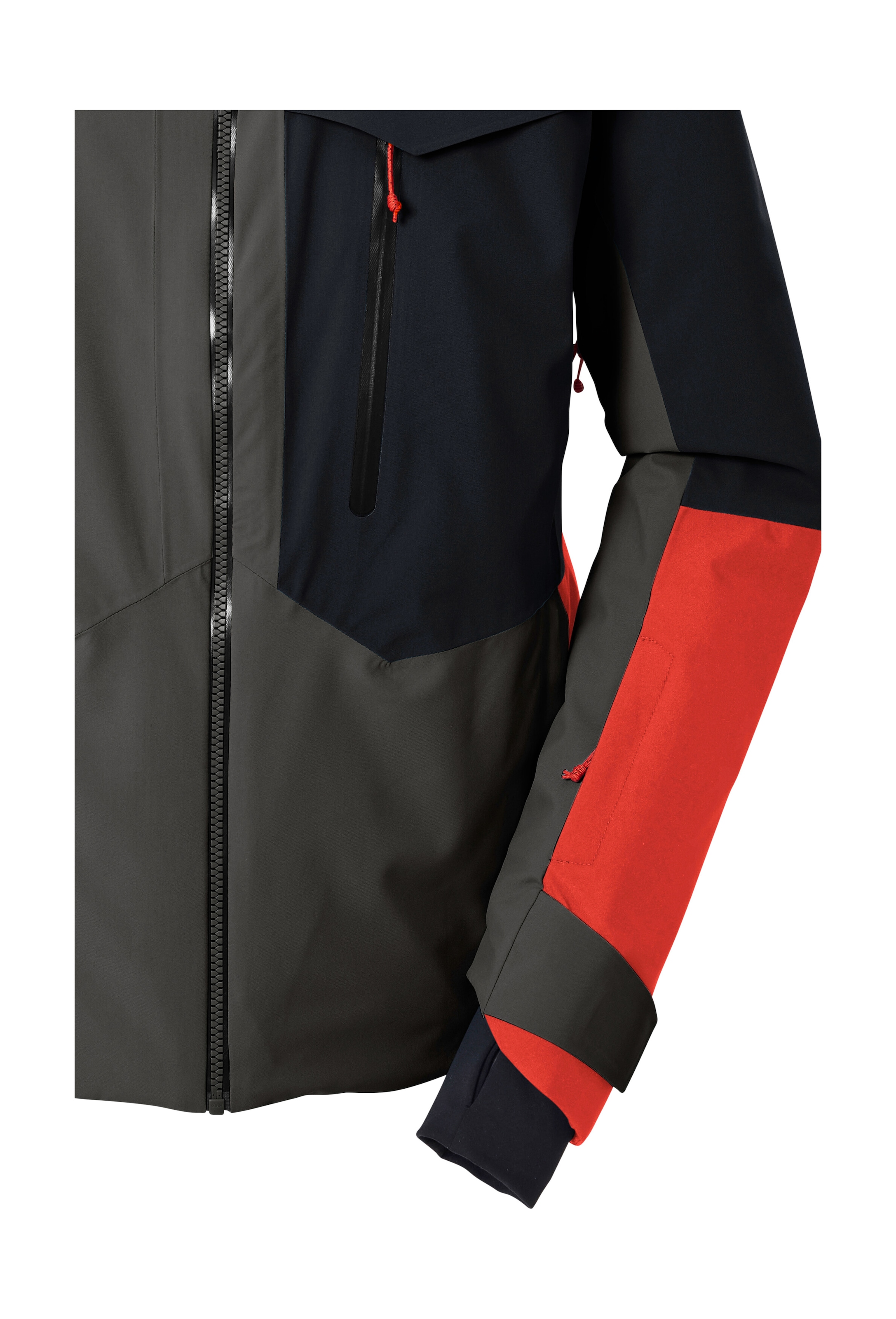 Killtec Skijacke »KSW 66 MN SKI JCKT« Trendige, wasserdichte Skijacke mit Atmungsaktivität und Schneefang