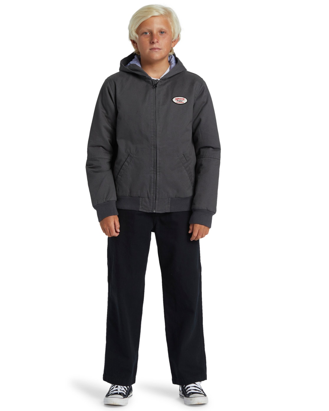 Quiksilver Outdoorjacke »Lets Go To School«, mit Kapuze