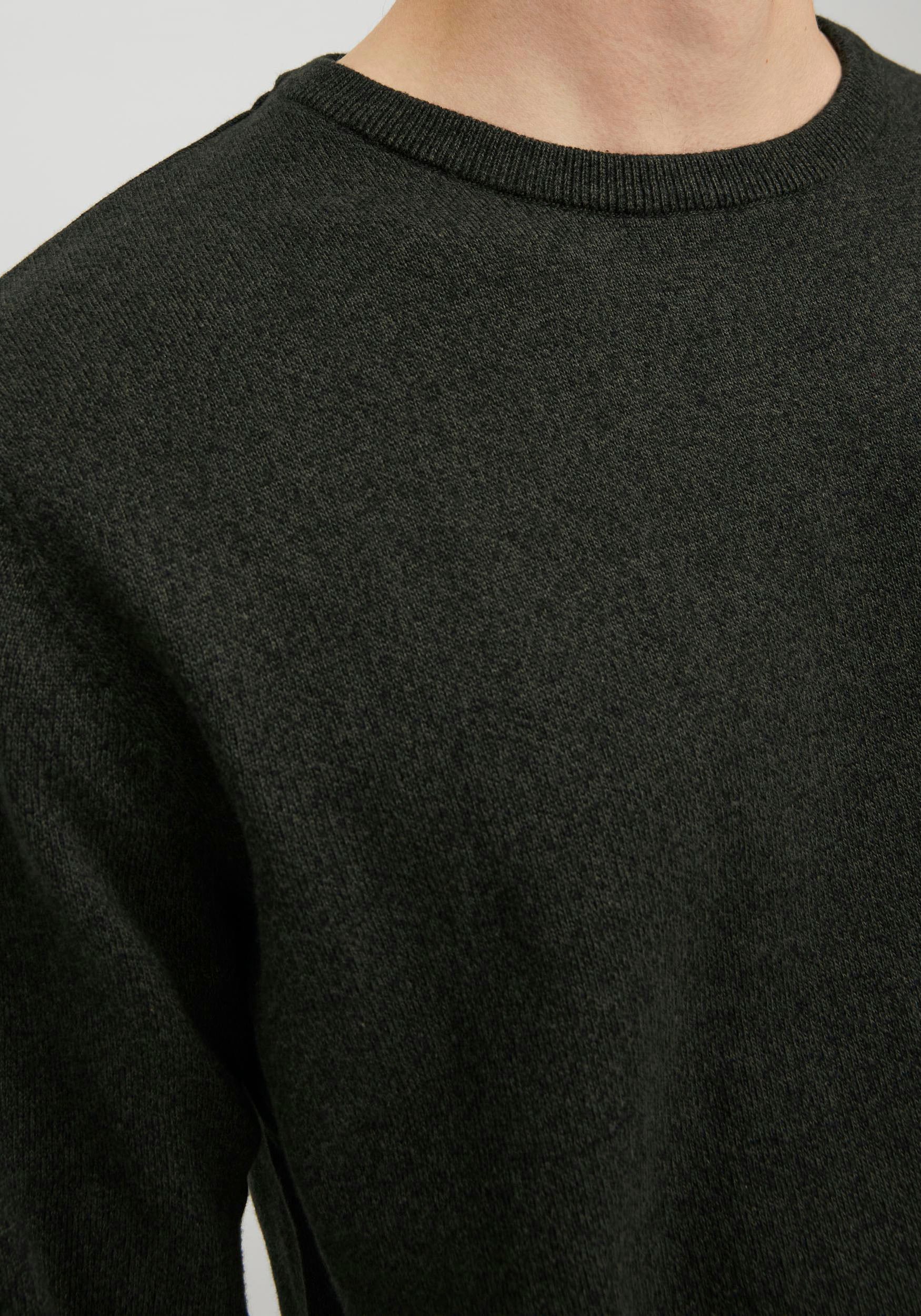 Jack & Jones Rundhalspullover »BASIC KNIT CREW NECK«