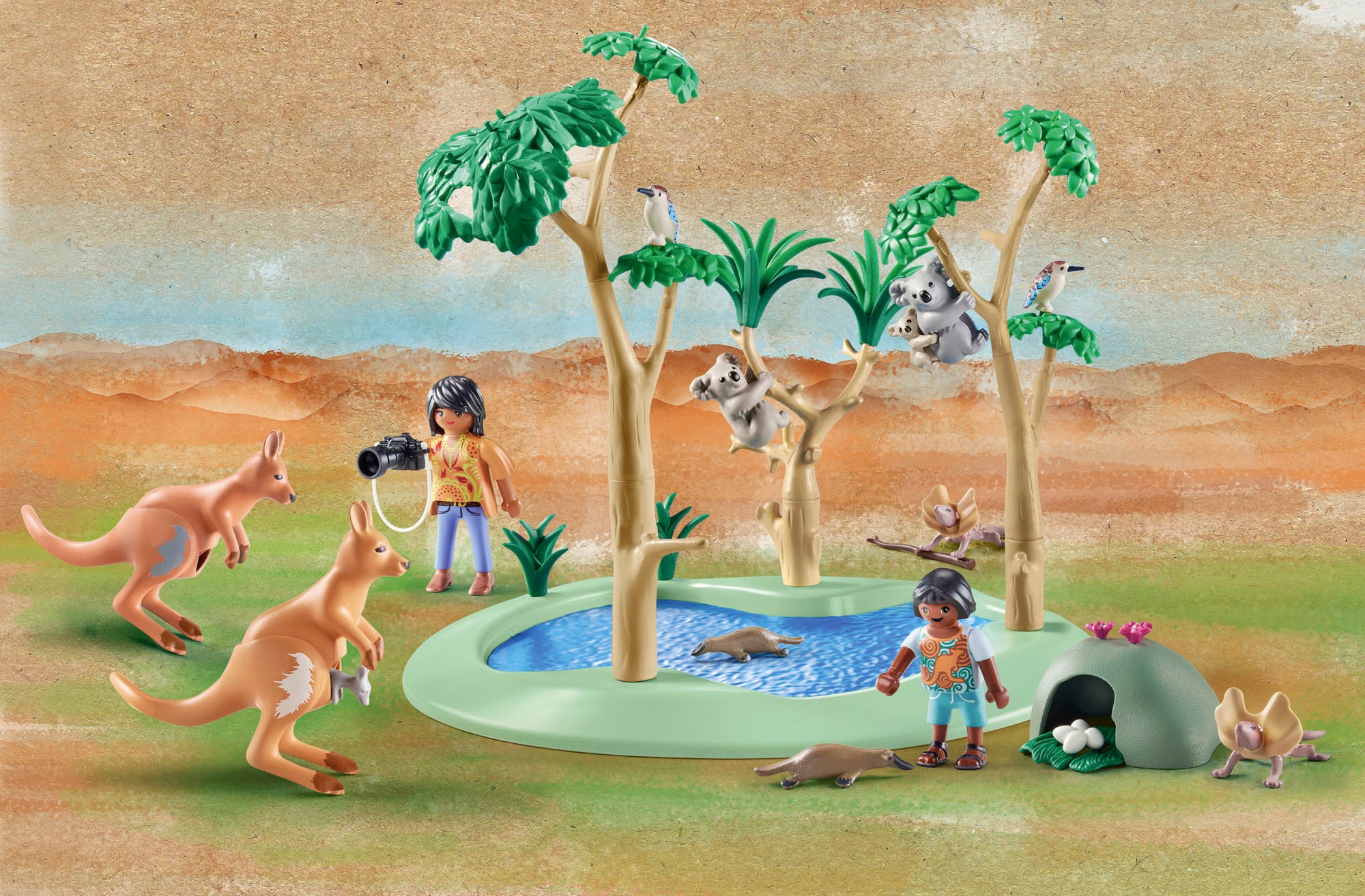 Playmobil® Konstruktions-Spielset »Korallenriff Plattform (71623), Wiltopia«, (67 St.), Made in Europe