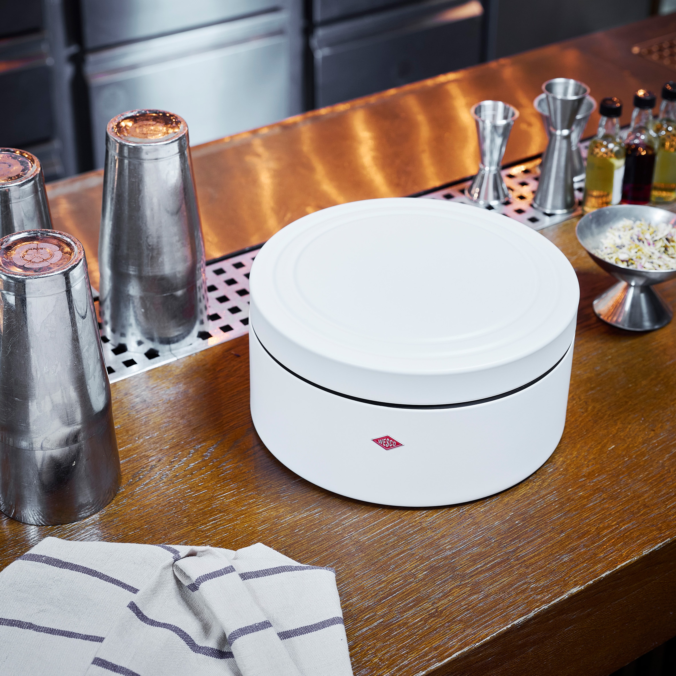 WESCO Keksdose »Classic Line - Gebäckdose« 1 Stk. tlg. Dose mit Deckel & Kunststoffring / schließt dicht, 4 L