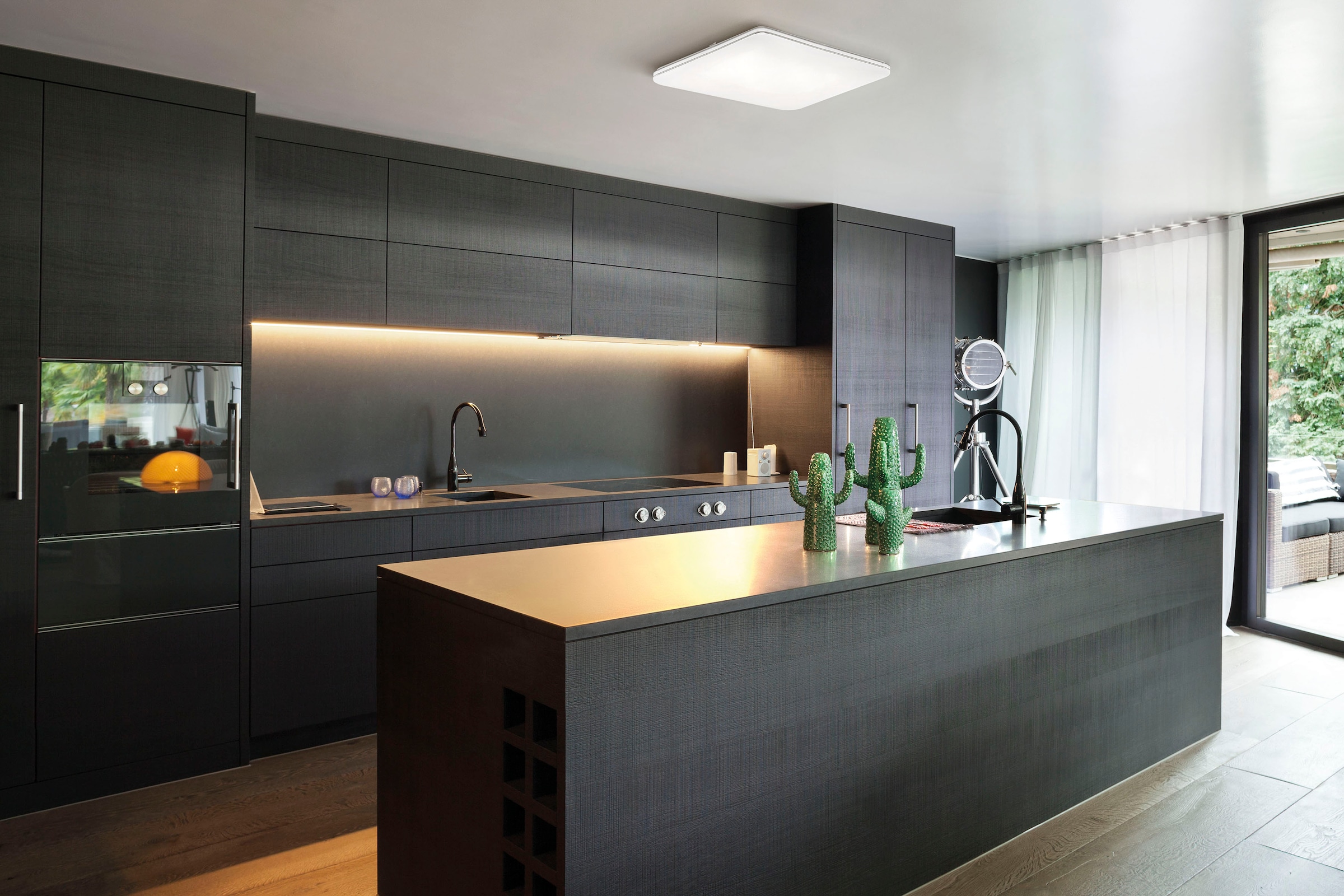 FISCHER & HONSEL LED Deckenleuchte »Porto«, 1 flammig, Leuchtmittel LED-Modul | LED fest integriert