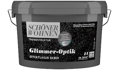 SCHÖNER WOHNEN FARBE Wohnraumlasur »TRENDSTRUKTUR Glimmer-Optik Effektlasur«