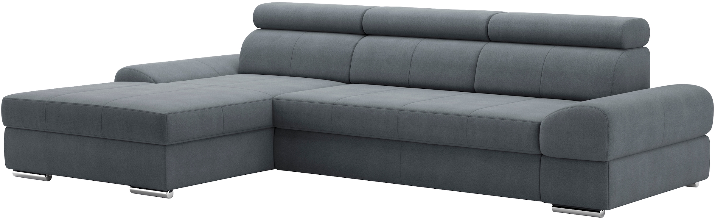 sit&more Ecksofa »Broadway L-Form« inklusive Kopfteilverstellung, wahlweise mit Bettfunktion