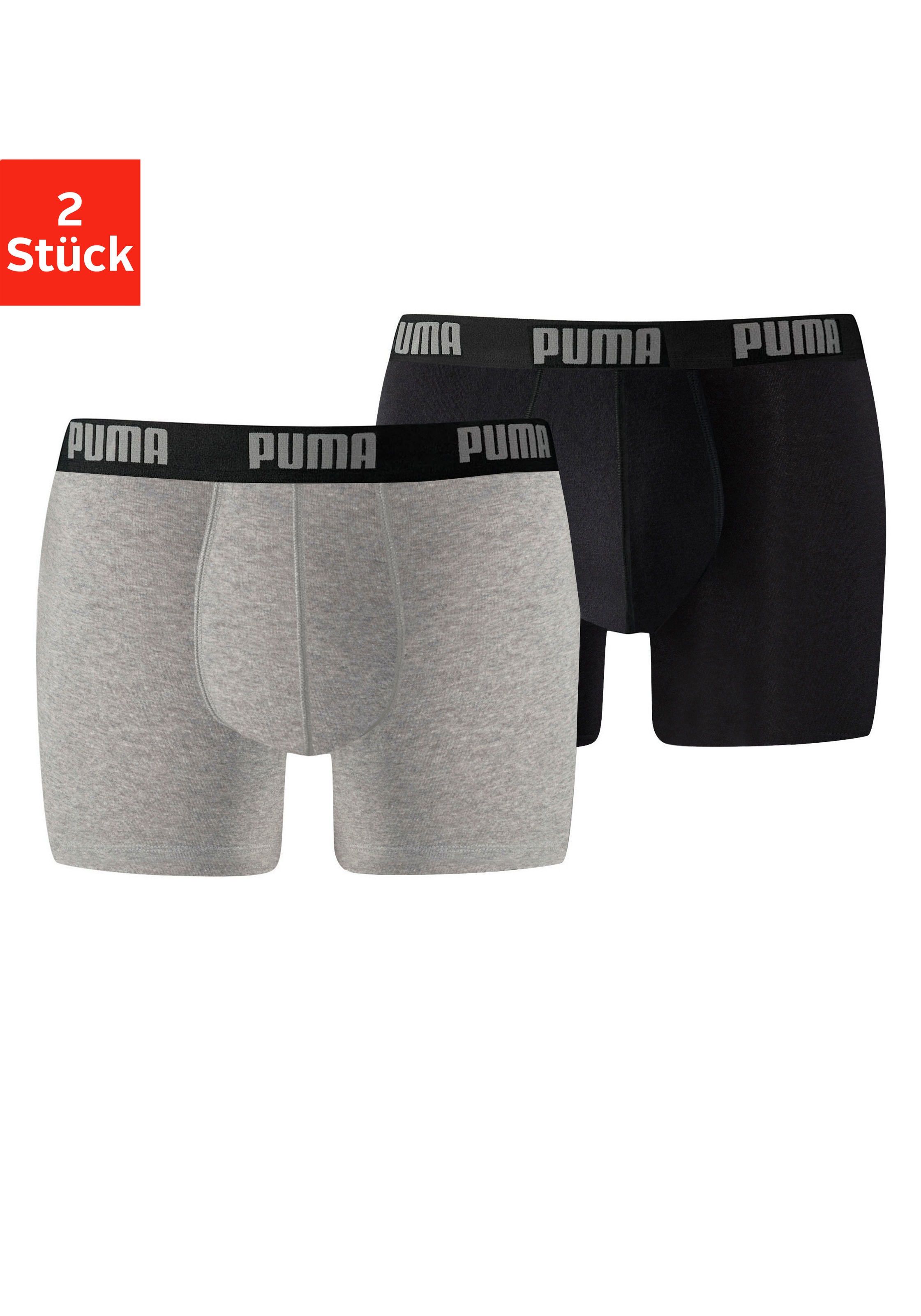 PUMA Boxer, (2 St.), mit verschieden farbigem Webbund