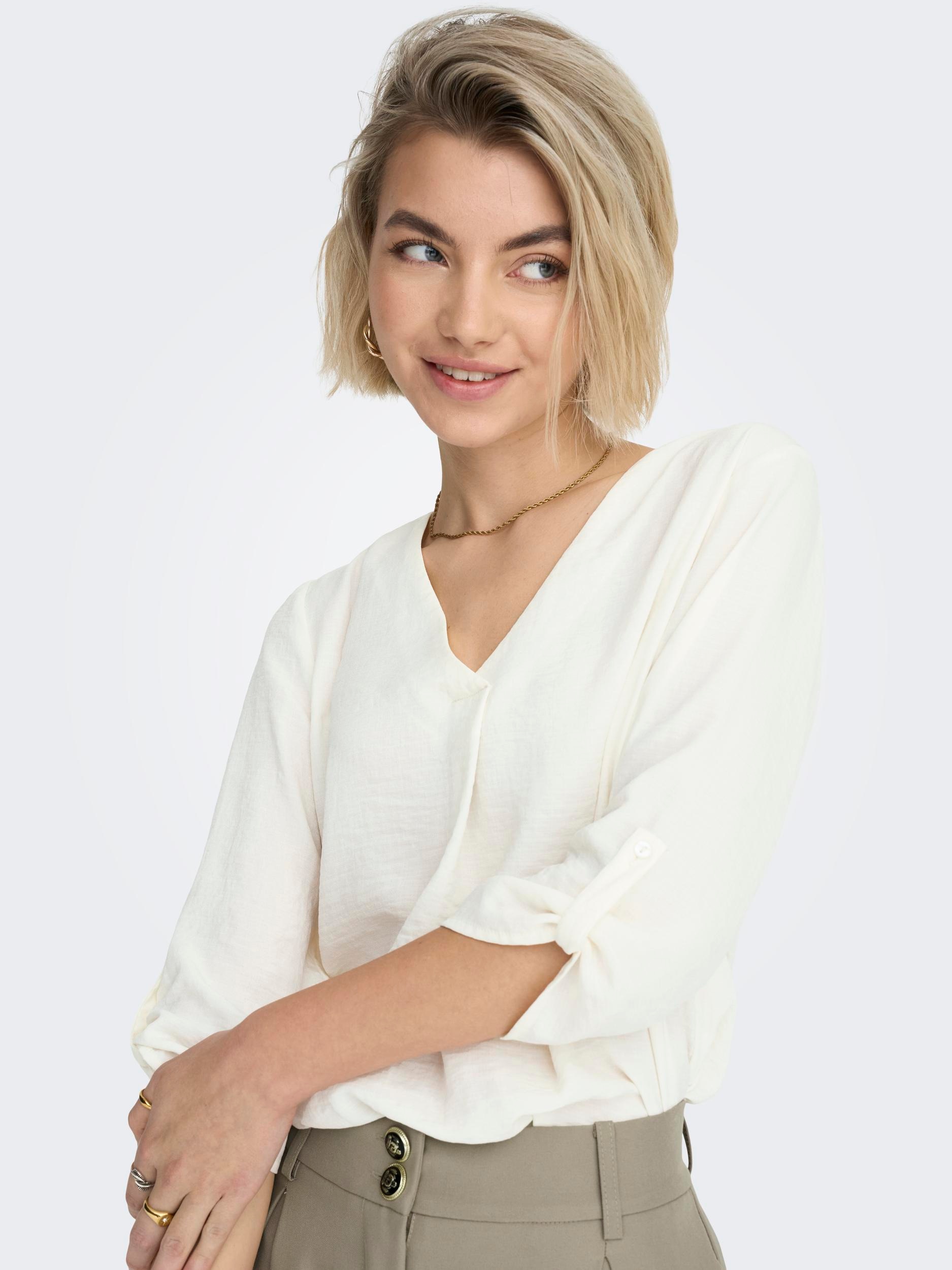 JDY Shirtbluse »JDYDIVYA LIFE 3/4 TOP WVN NOOS«