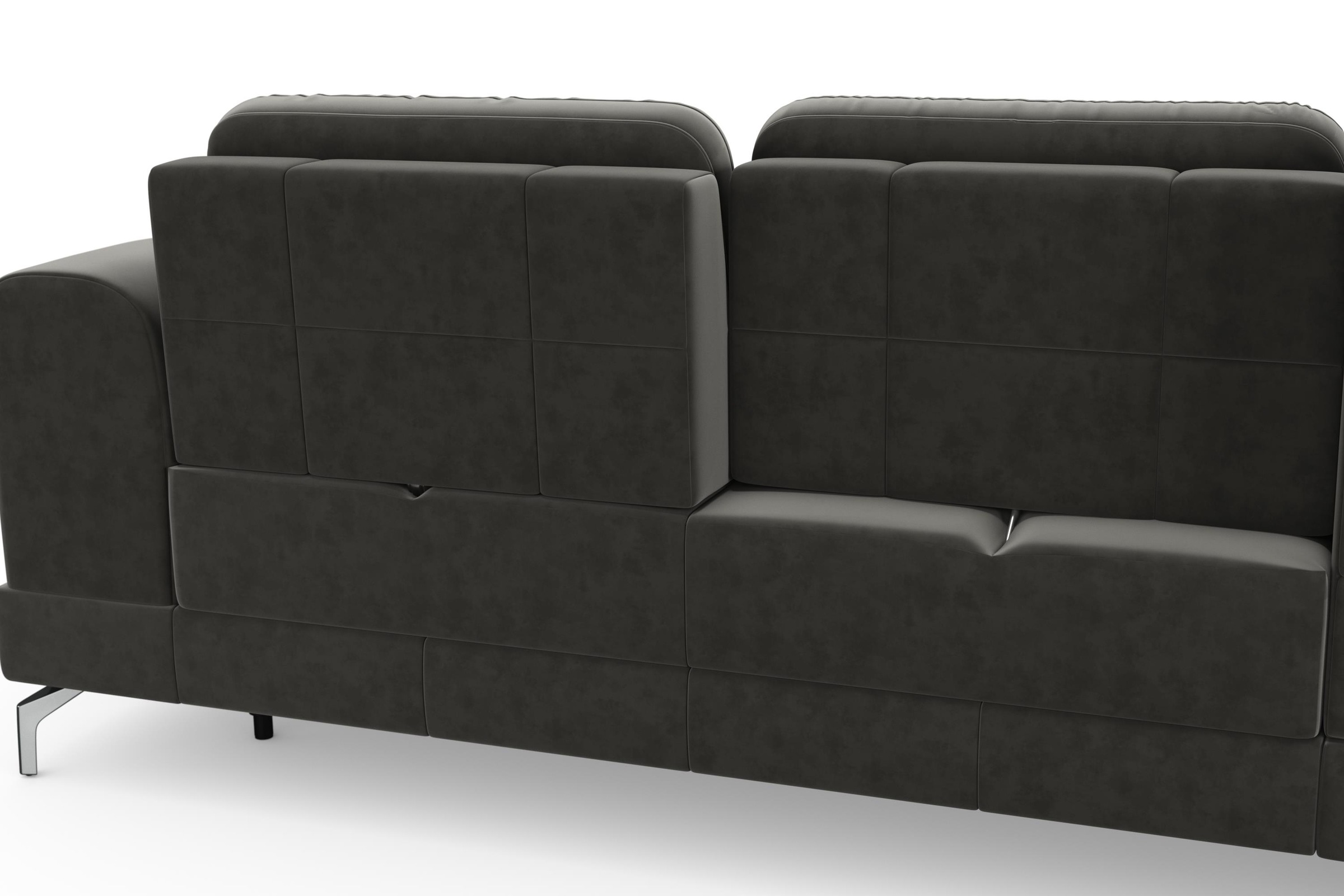 sit&more Ecksofa »Bendigo L-Form« inklusive Sitztiefenverstellung, Bodenfreiheit 12 cm, in 2 Fußfarben