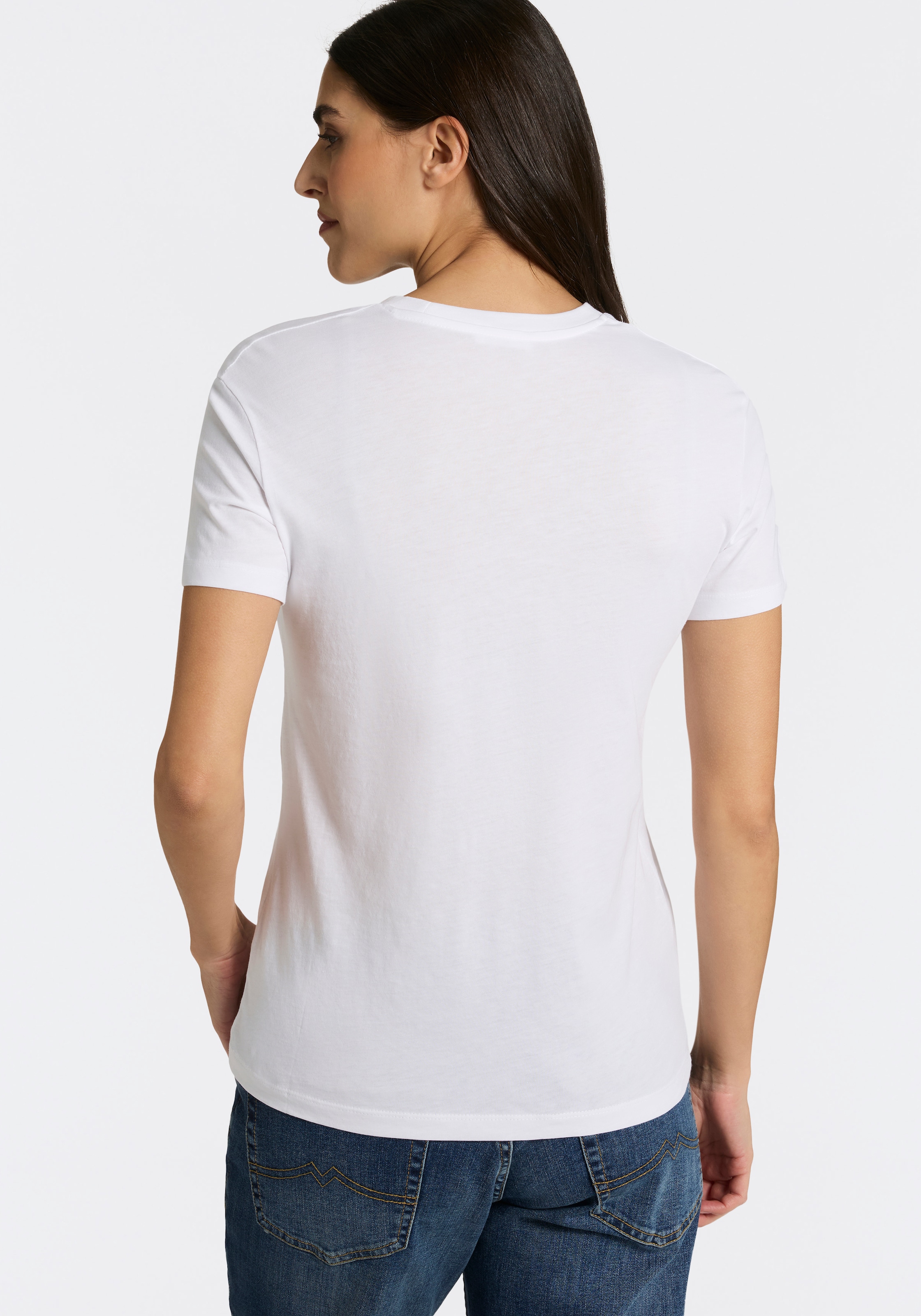 Replay T-Shirt mit Rundhals, reine Baumwolle