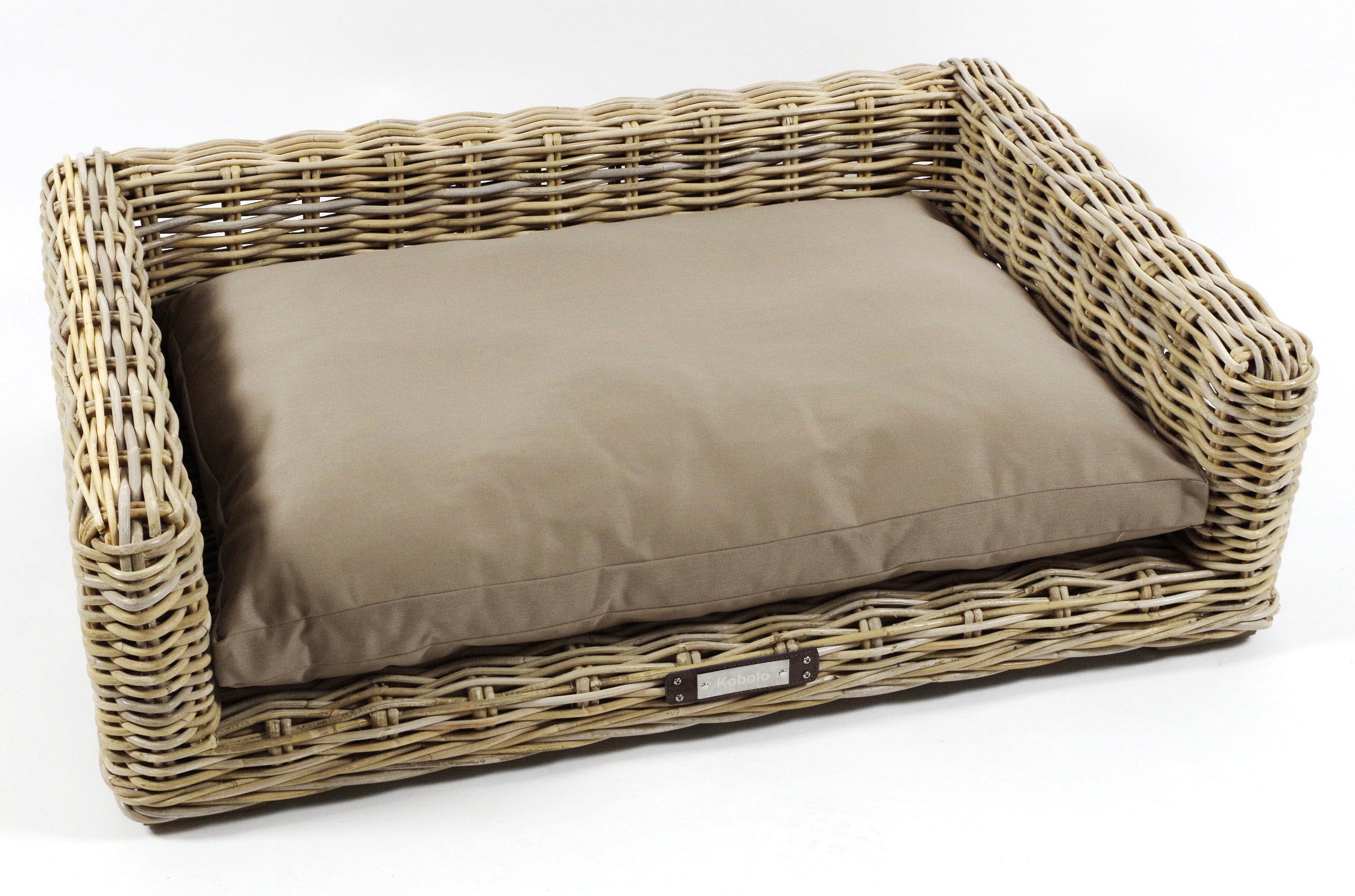 Locker Tierbett in beige, Größe B/H/L: 102 cm x 30 cm x 72 cm