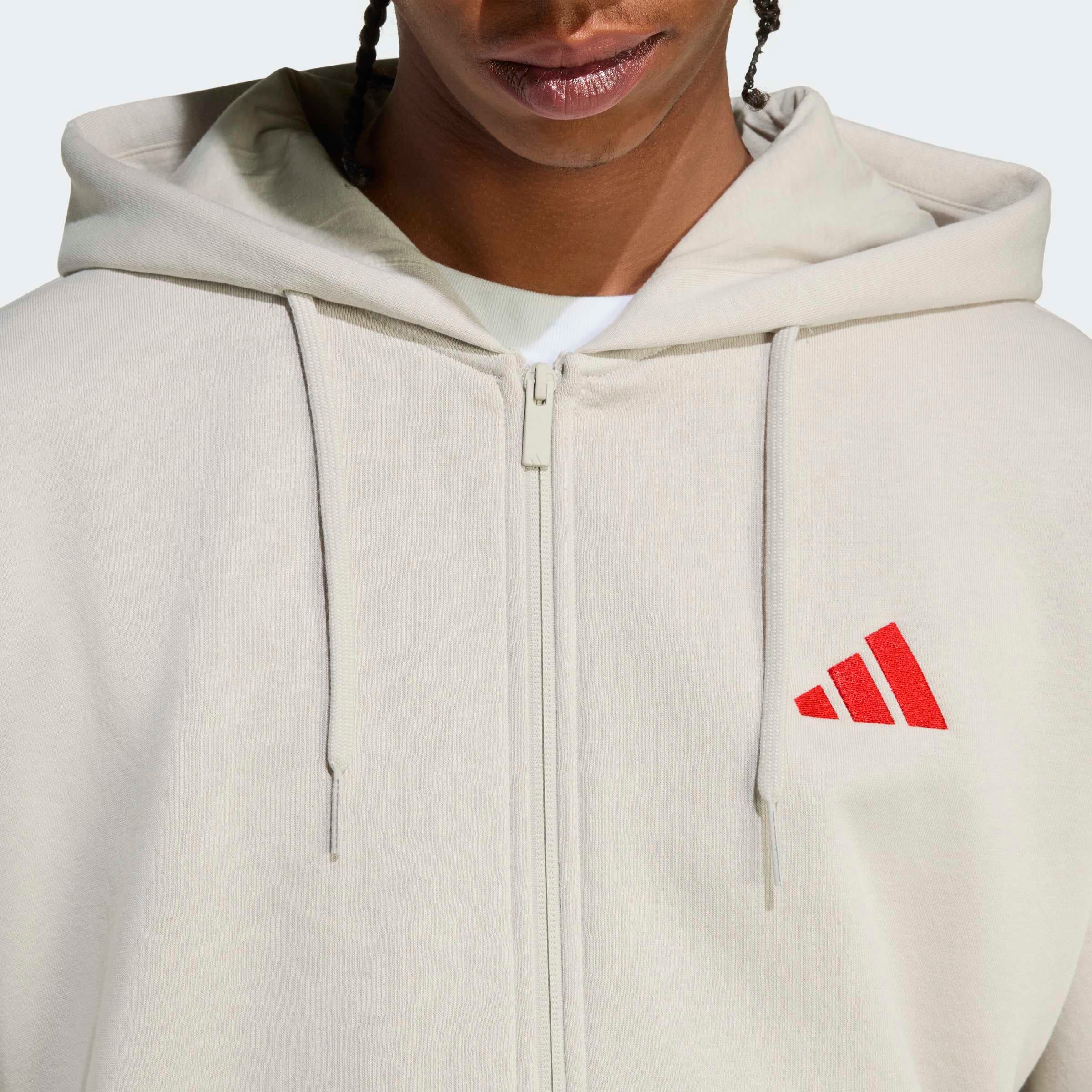 adidas Sportswear Sweatjacke »ESSENTIALS 3-STREIFEN« für Laufen und Sportmode, mit Reißverschluss