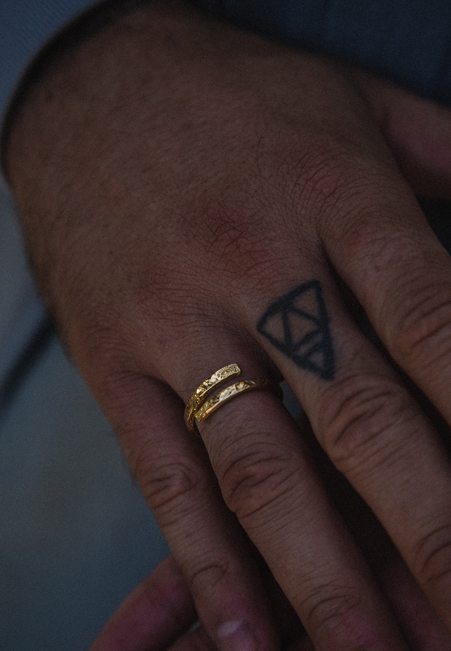 HAZE & GLORY Fingerring »Ring Herren - Twisted Eye 925 Silber«