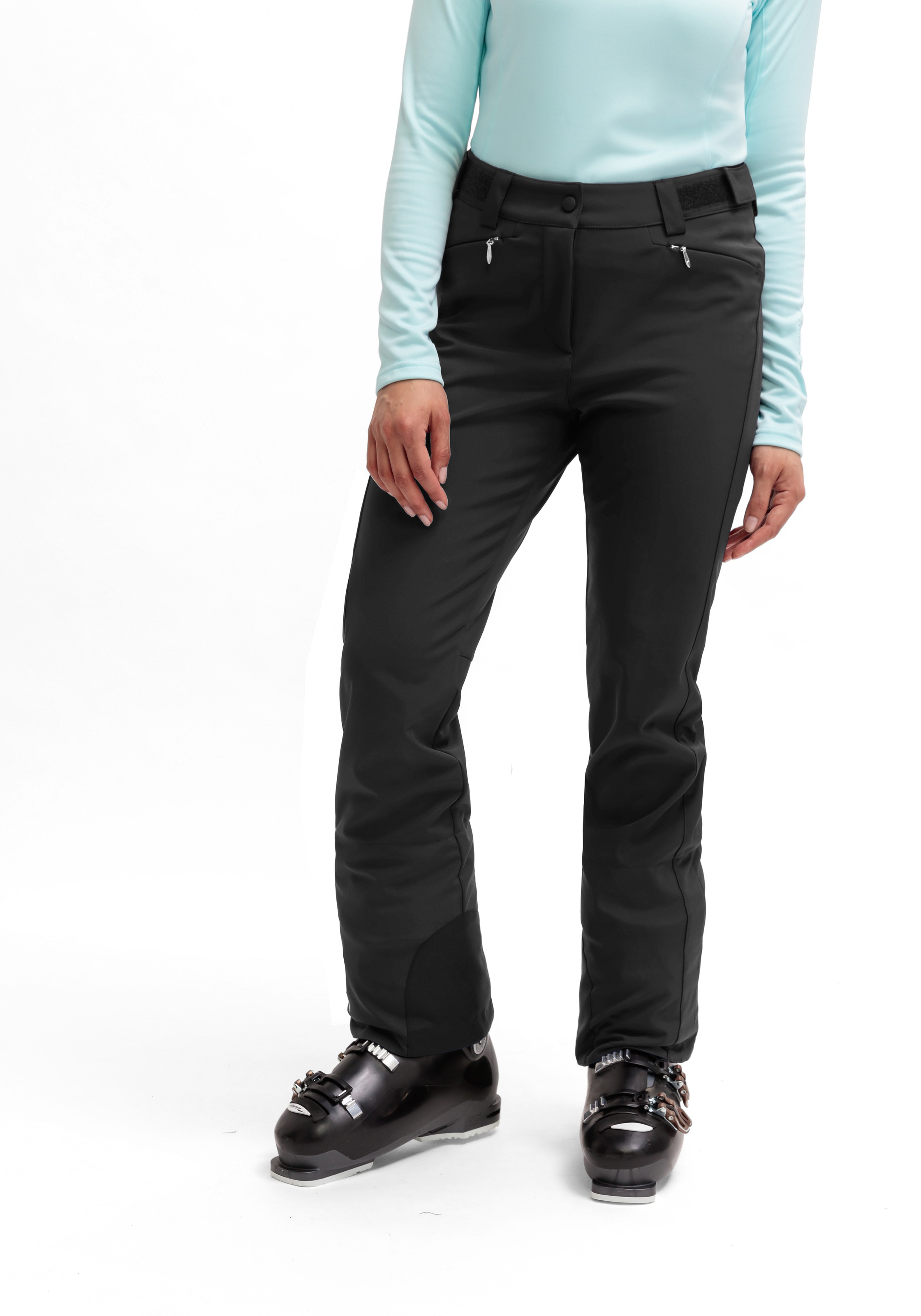 Maier Sports Skihose »Mary 2.0«, Damen Softshellhose, atmungsaktiv und winddicht, Slim Fit