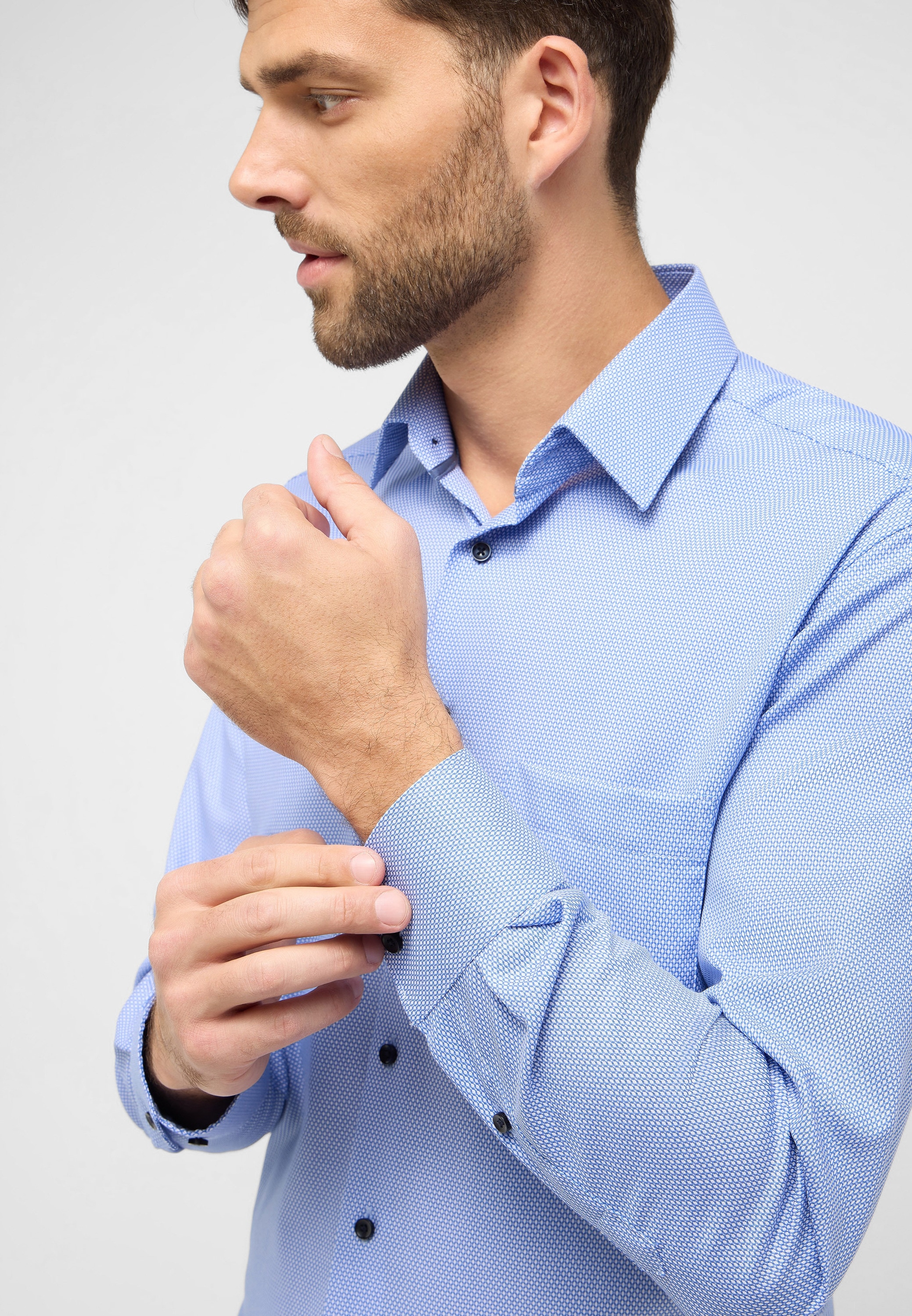 Eterna Langarmhemd »MODERN FIT«, NON IRON (bügelfrei)