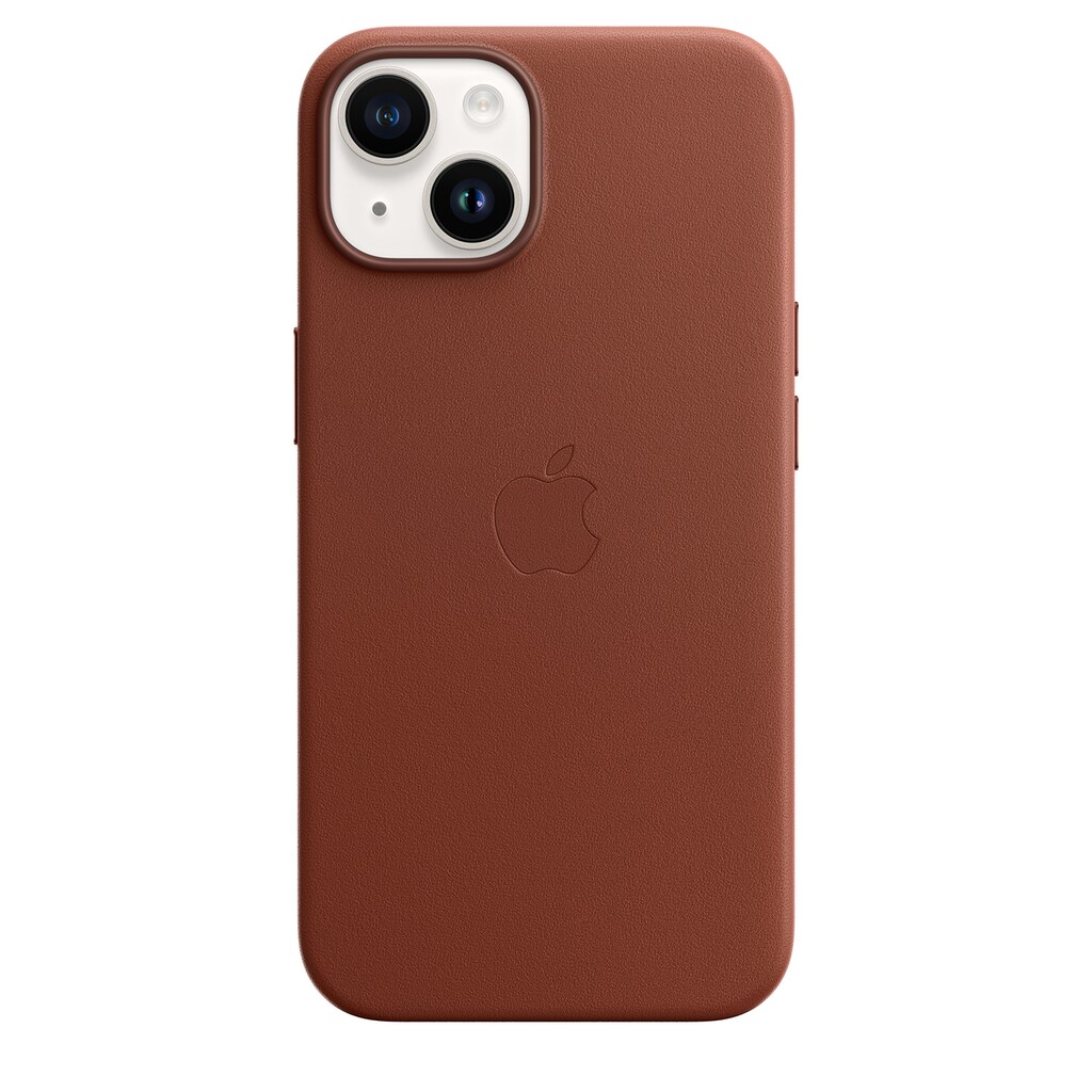 Apple Handyhülle »iPhone 14 Leder Case mit MagSafe«, iPhone 14, 15,4 cm (6,1 Zoll), MPP73ZM/A