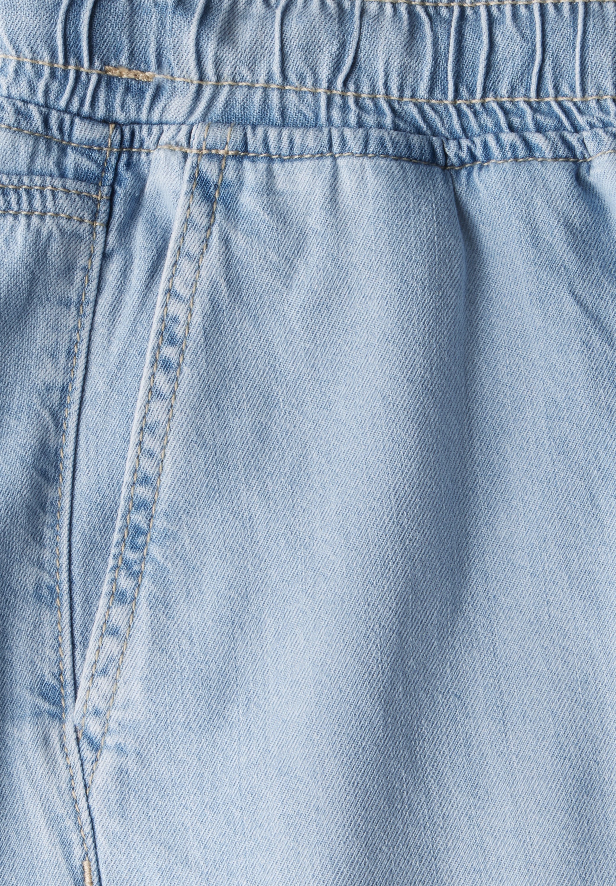 STREET ONE Weite Jeans, mit elastischem Bund und Tunnelzug