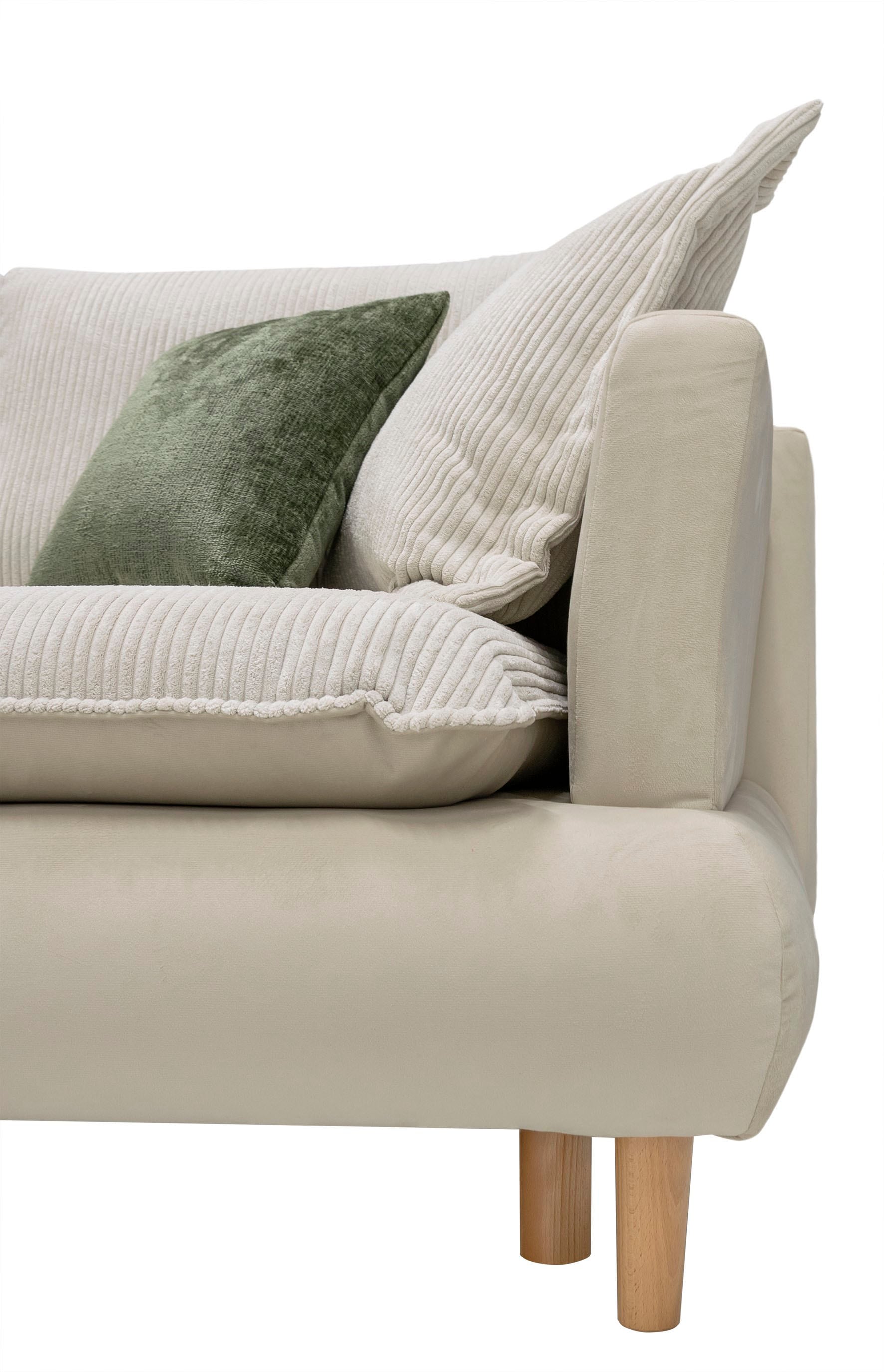 COLLECTION AB Ecksofa »Mandela L-Form«, mit Bettfunktion und Bettkasten