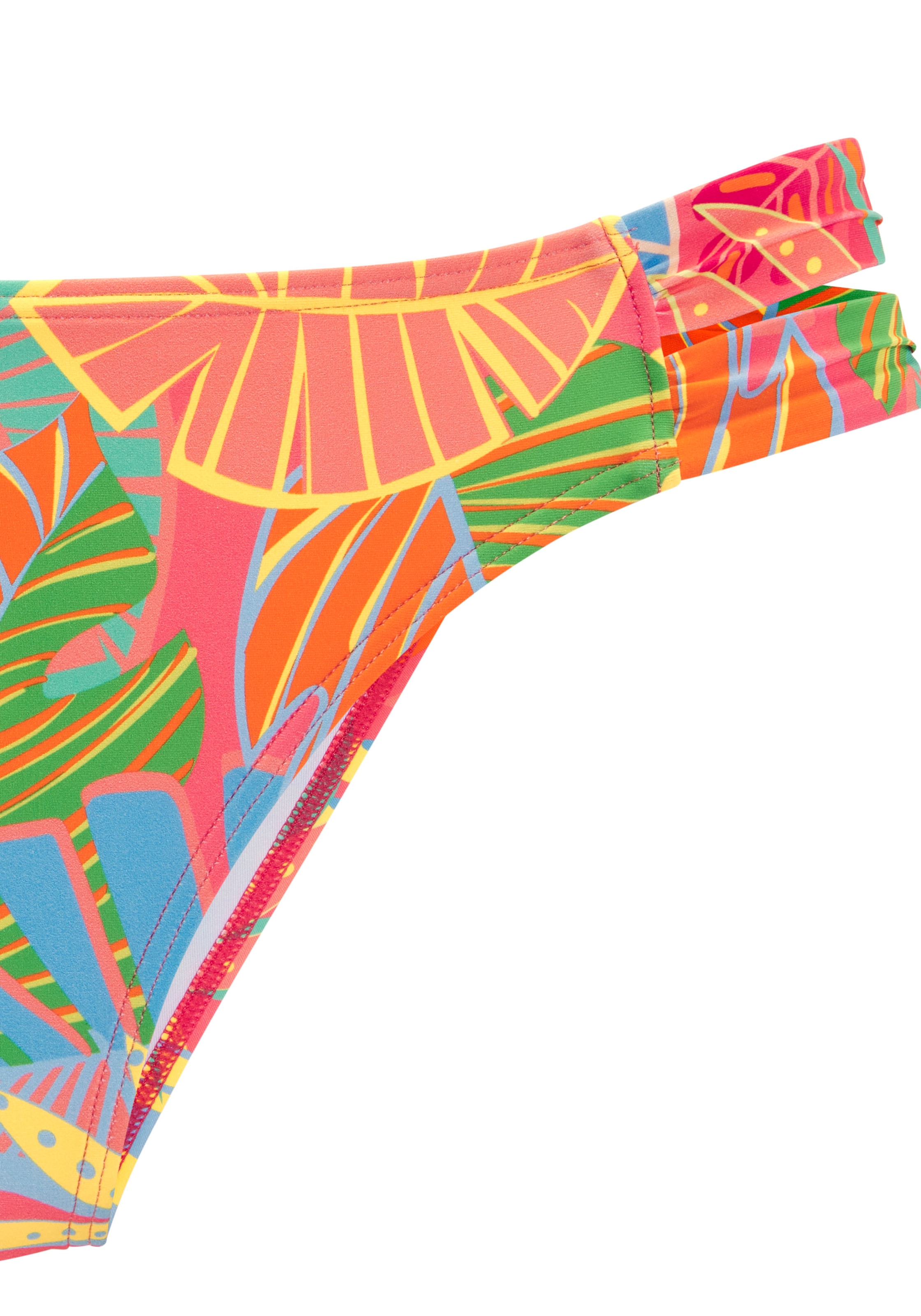 s.Oliver Bikini-Hose »Yana« mit stylischem Blätterdruck
