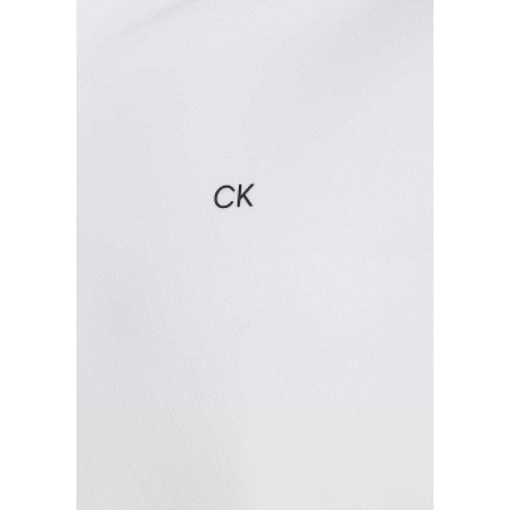 Calvin Klein Poloshirt »STRETCH PIQUE TIPPING SLIM POLO«