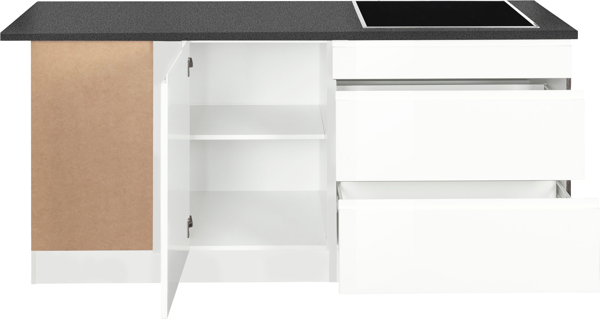 KOCHSTATION Winkelküche »KS-Virginia«, Stellbreite 230/190 cm, wahlweise mit Induktion