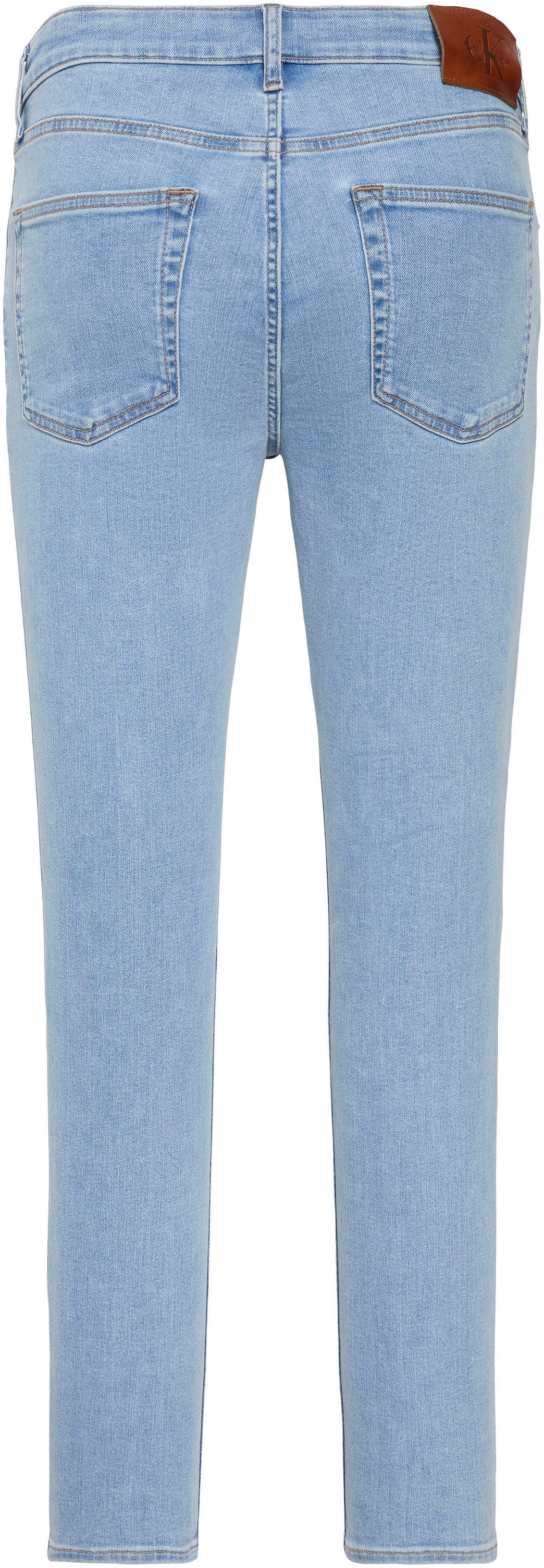 Calvin Klein Jeans Skinny-fit-Jeans »SKINNY« mit Leder-Badge