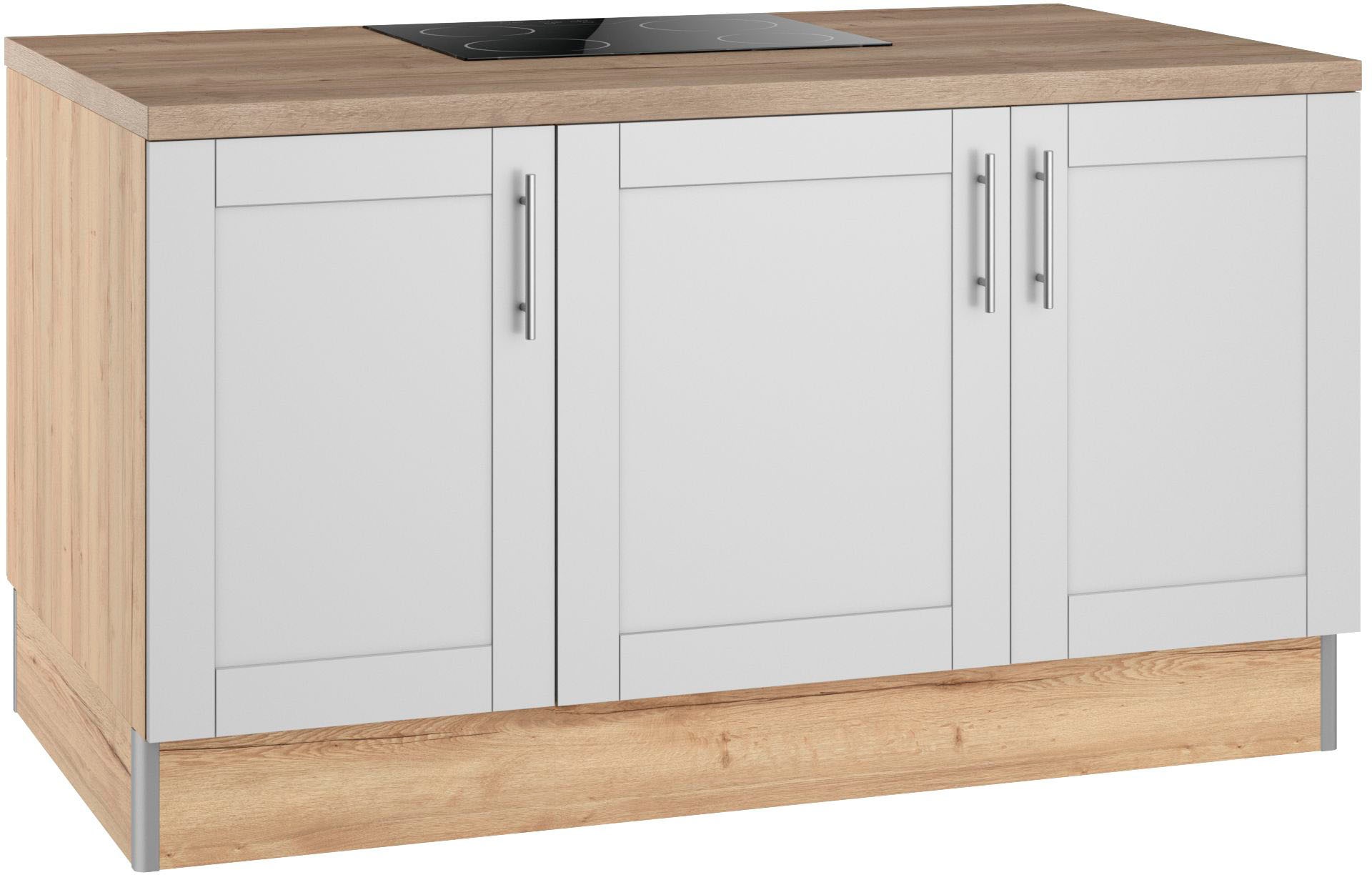 OPTIFIT Küche »Ahus«, 160 x 95 cm breit, Soft Close Funktion, MDF Fronten