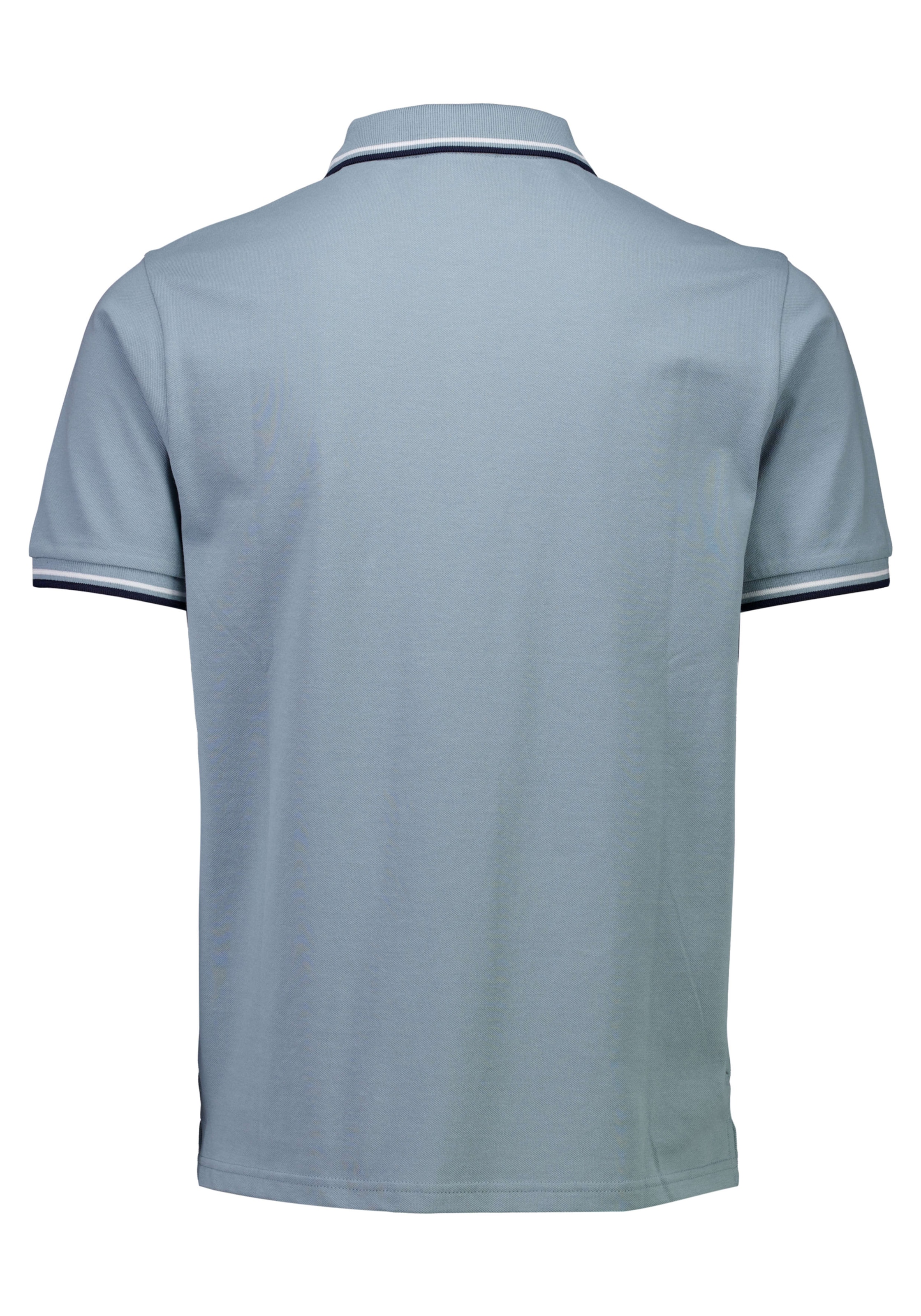 LINDBERGH Poloshirt mit Logo-Stickerei und abgesetzten Bündchen