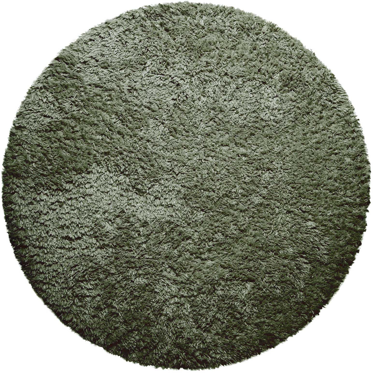 Homie Living Hochflor-Teppich »Matteo HL-0961«, rund, 50 mm Höhe, nachhaltig aus 100% recyceltem PET, Langflor, Shaggy, Wohnzimmer