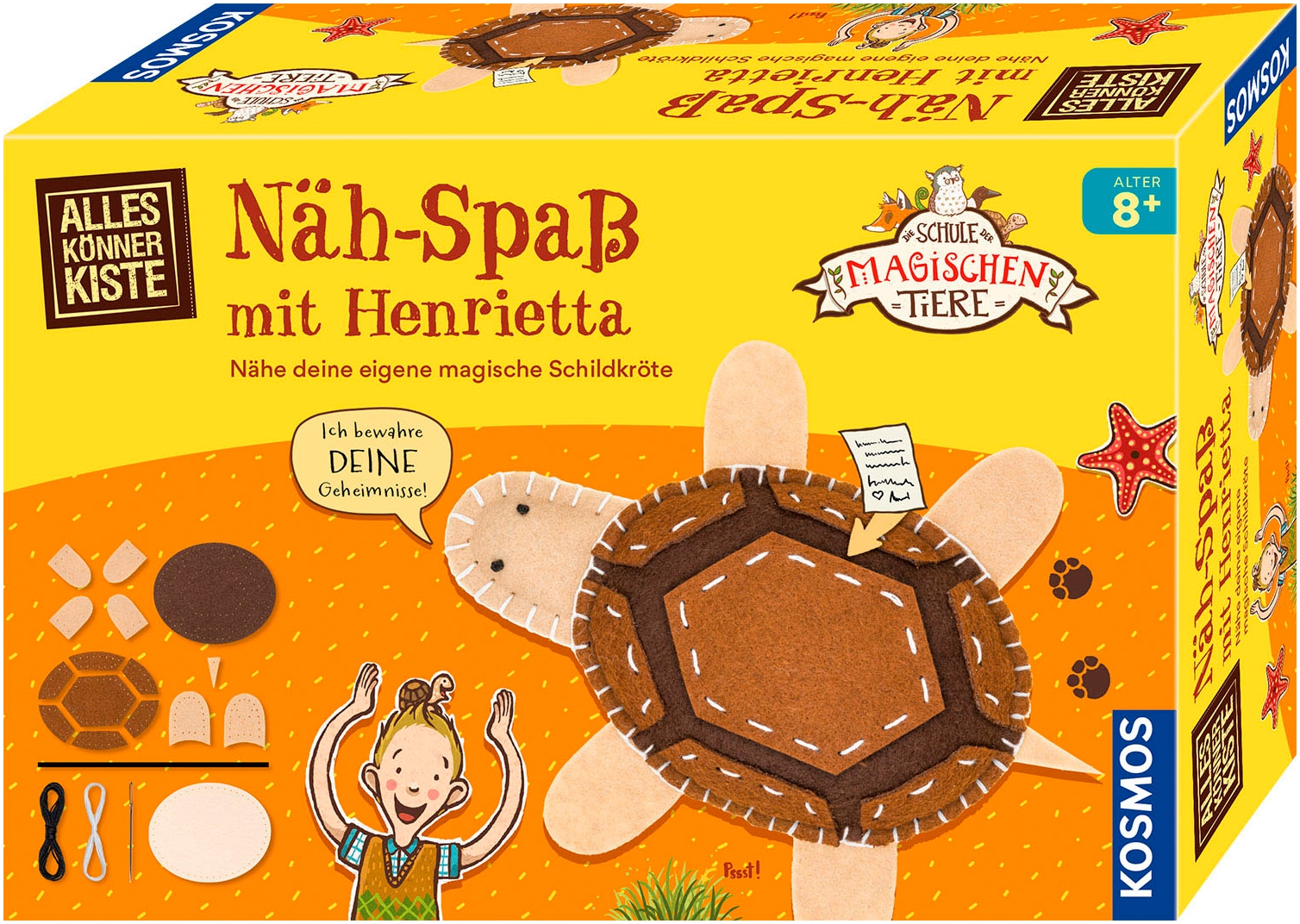 Kosmos Kreativset "AllesKönnerKiste - Die Schule der magischen Tiere Nähspaß Henrietta"