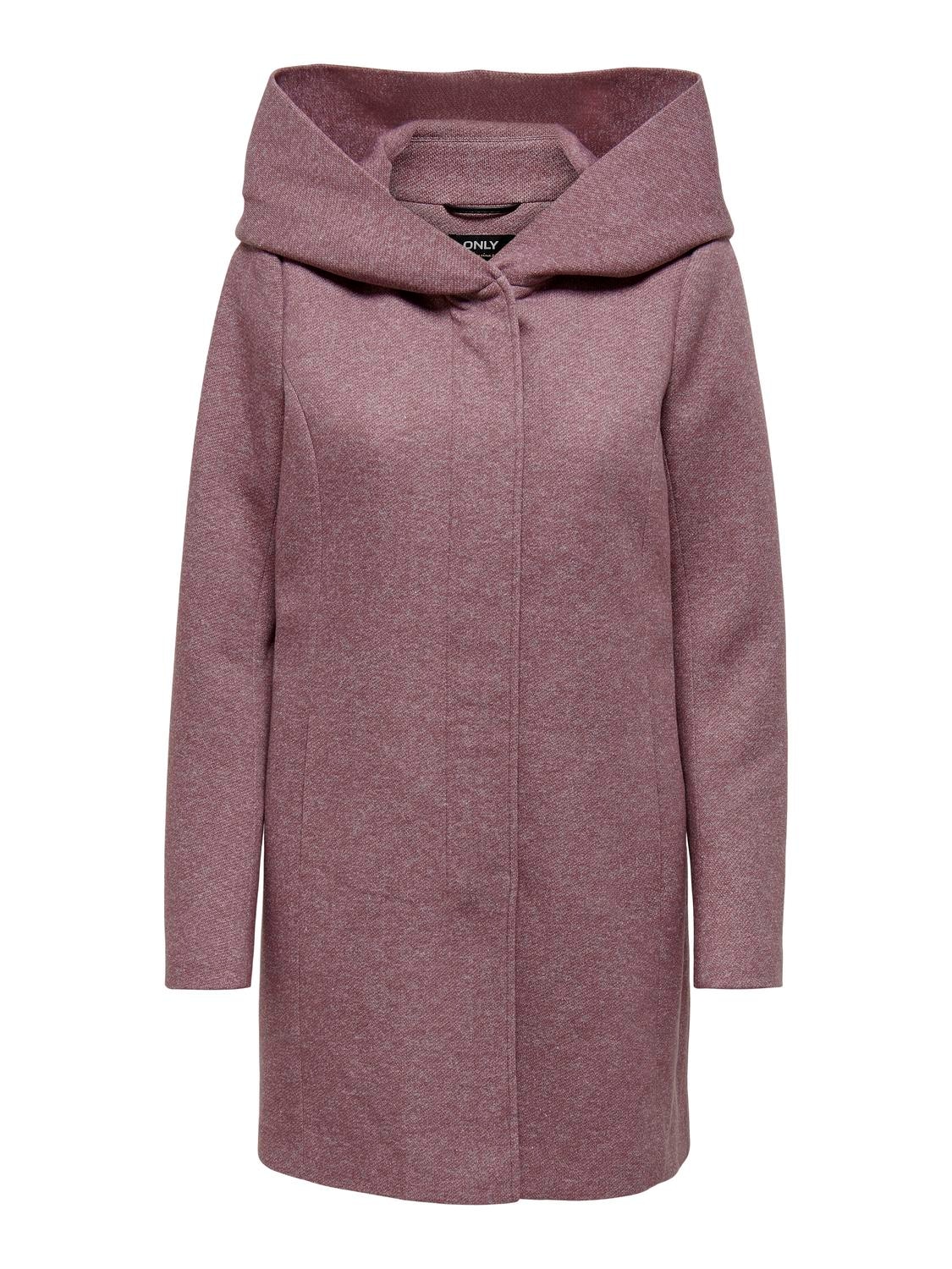 ONLY Langjacke »ONLSEDONA LIGHT COAT OTW NOOS« mit Kapuze in melierter Optik