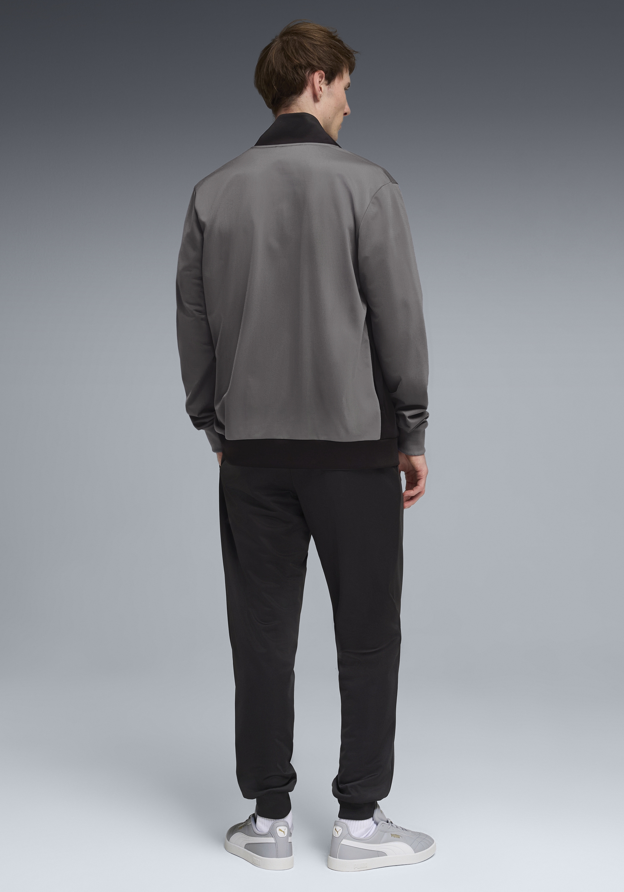 PUMA Trainingsanzug »POLY COLORBLOCK SUIT« 2 tlg. Regular Fit, ohne Kapuze