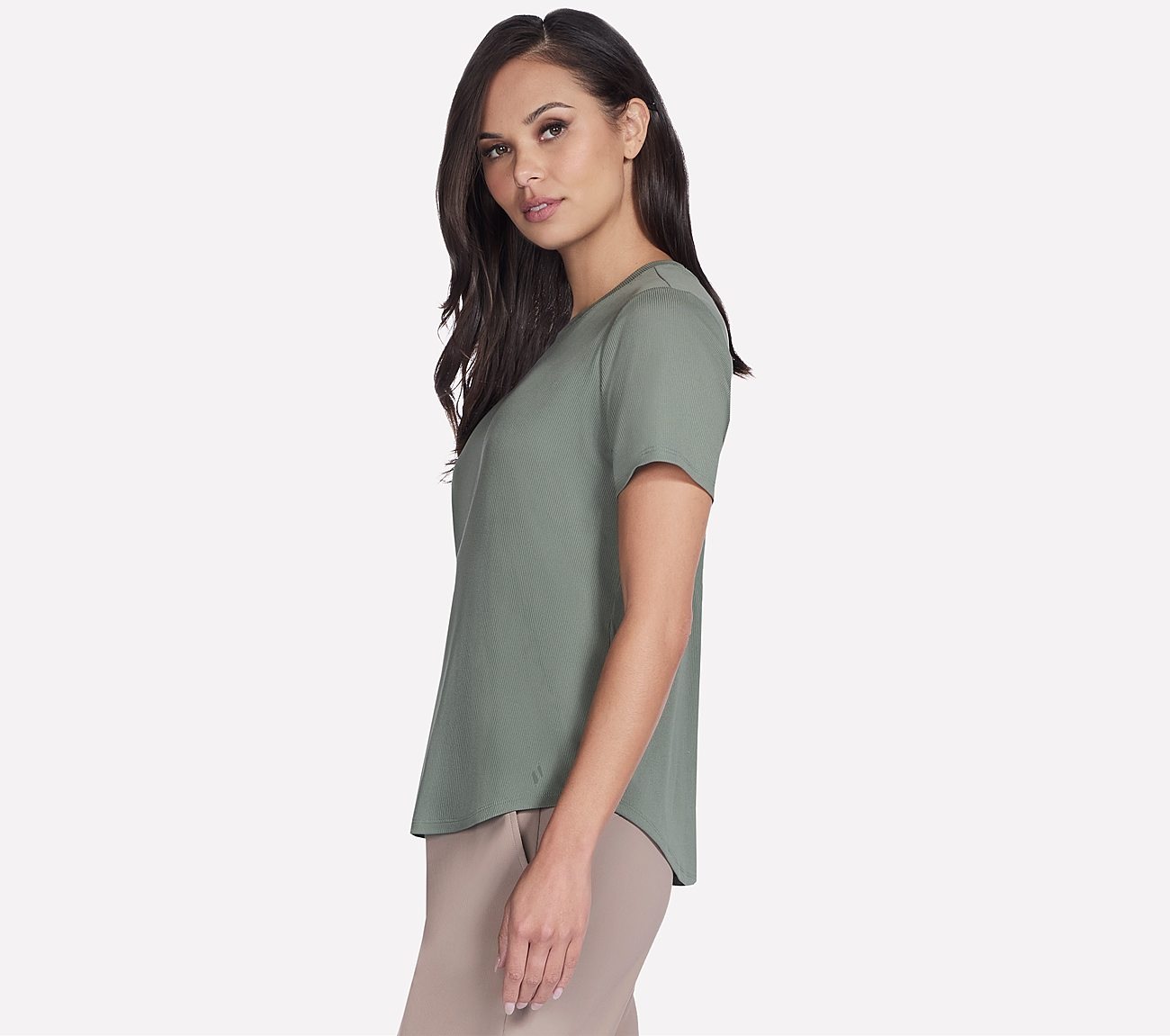 Skechers Funktionsshirt »GOWALK LUXE RIB TEE«, (1 tlg.)