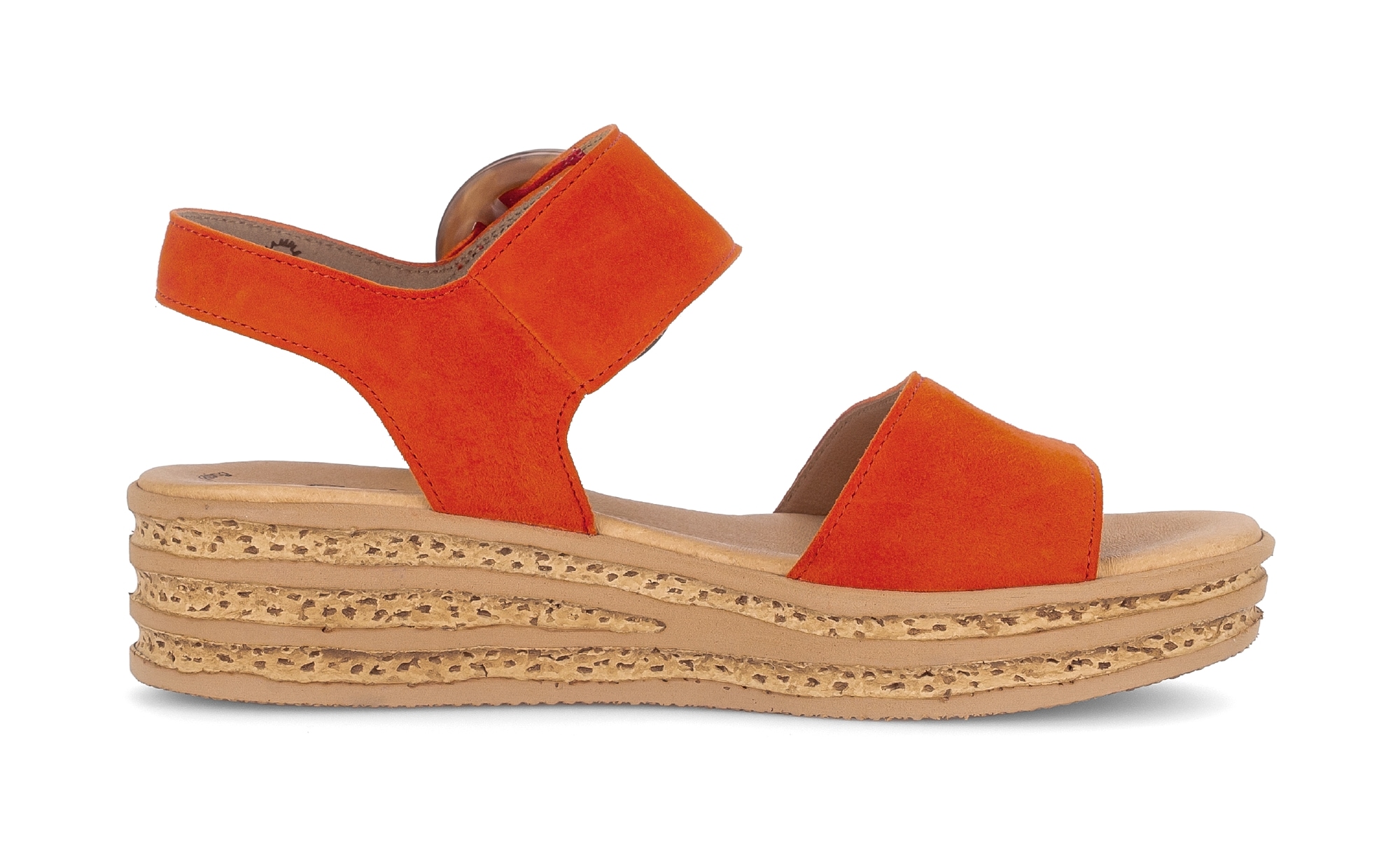 Gabor Keilsandalette, Plateau, Sommerschuh, Sandale mit trendigem Zierschnalle