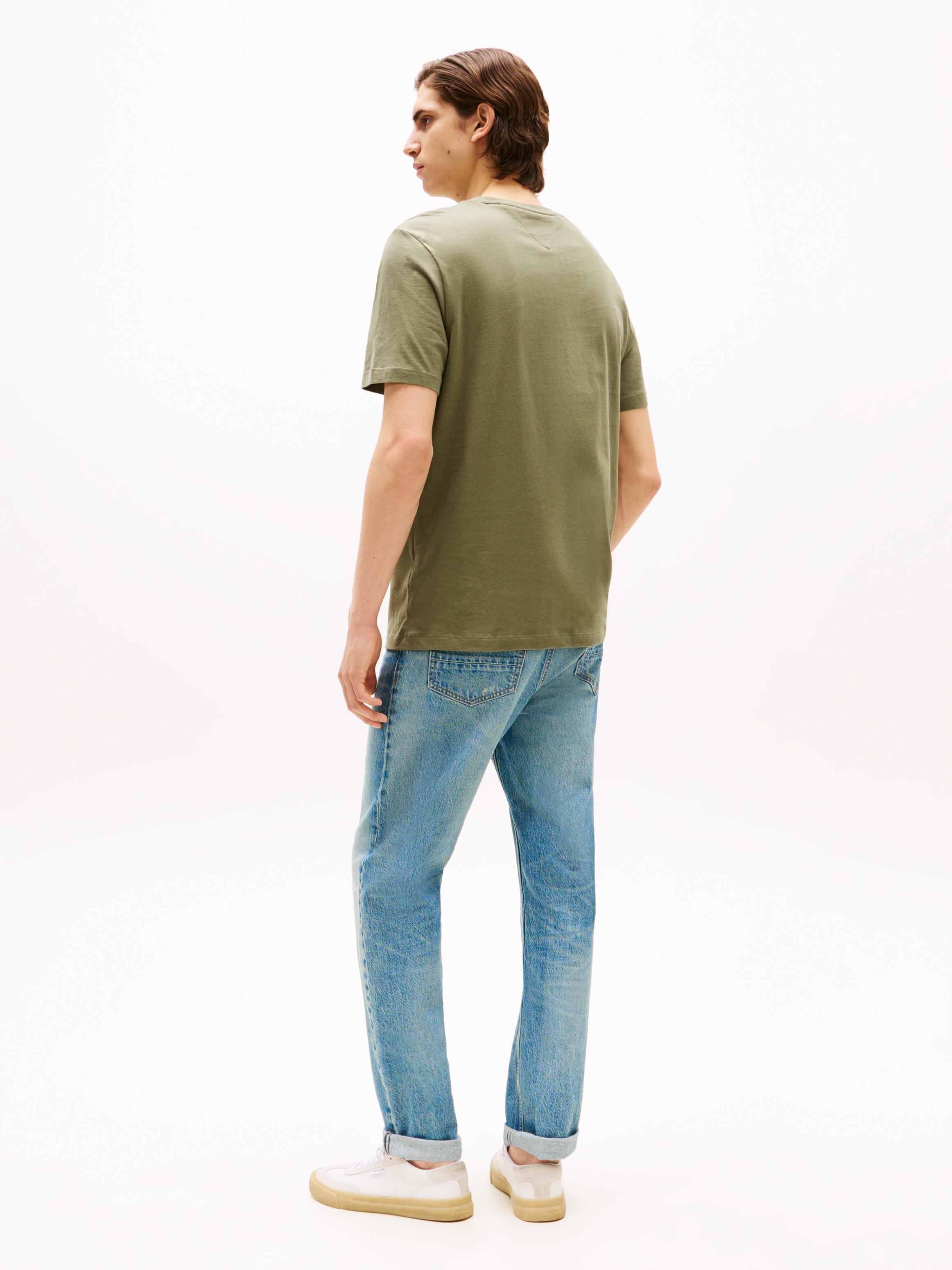 Tommy Hilfiger T-Shirt »ESSENTIAL REG FIT SOLID TEE«, mit Rundhalsausschnitt
