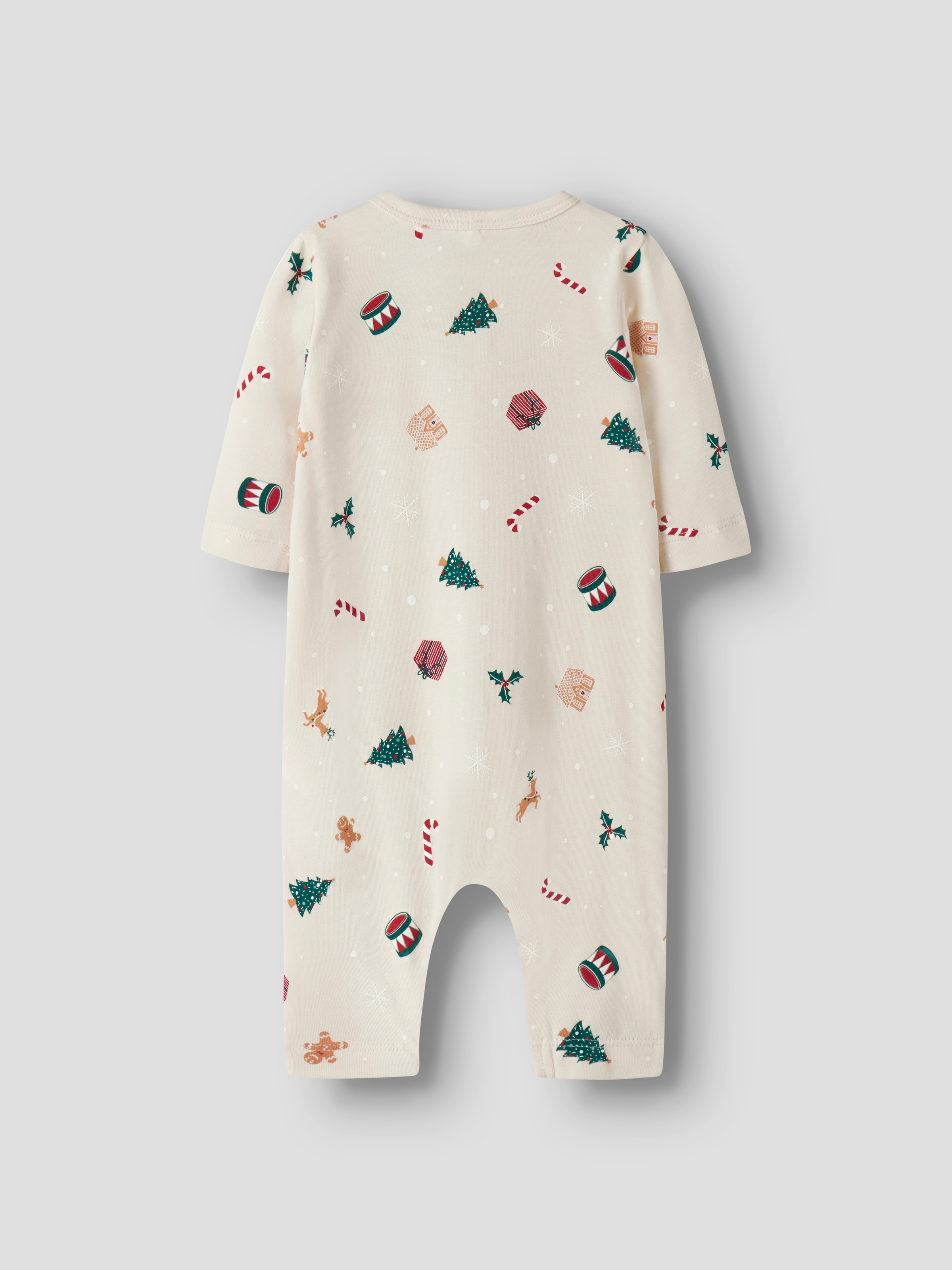 Name It Strampler »NBNVISMAS LS NIGHTSUIT« Weihnachten, Baumwollmischung