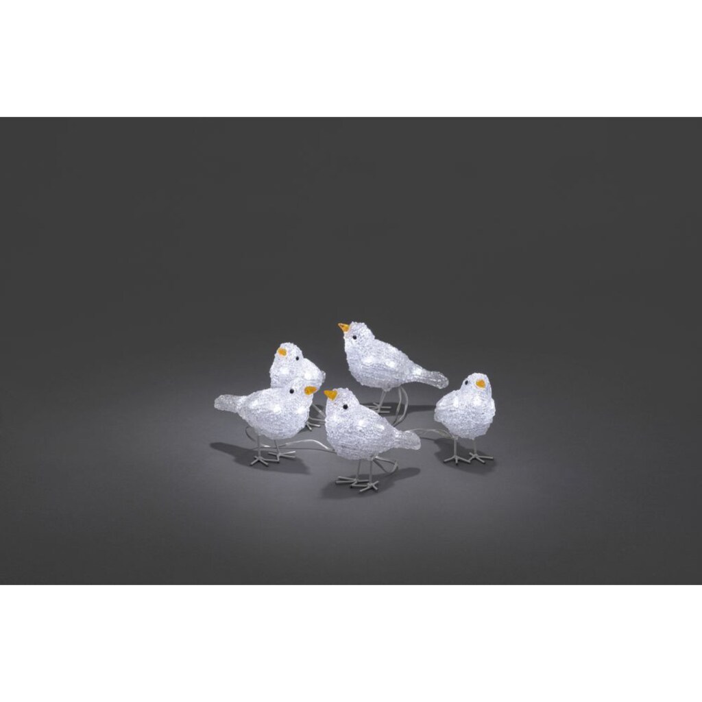 KONSTSMIDE LED-Lichterkette »Weihnachtsdeko aussen«, 40 kalt weiße Dioden