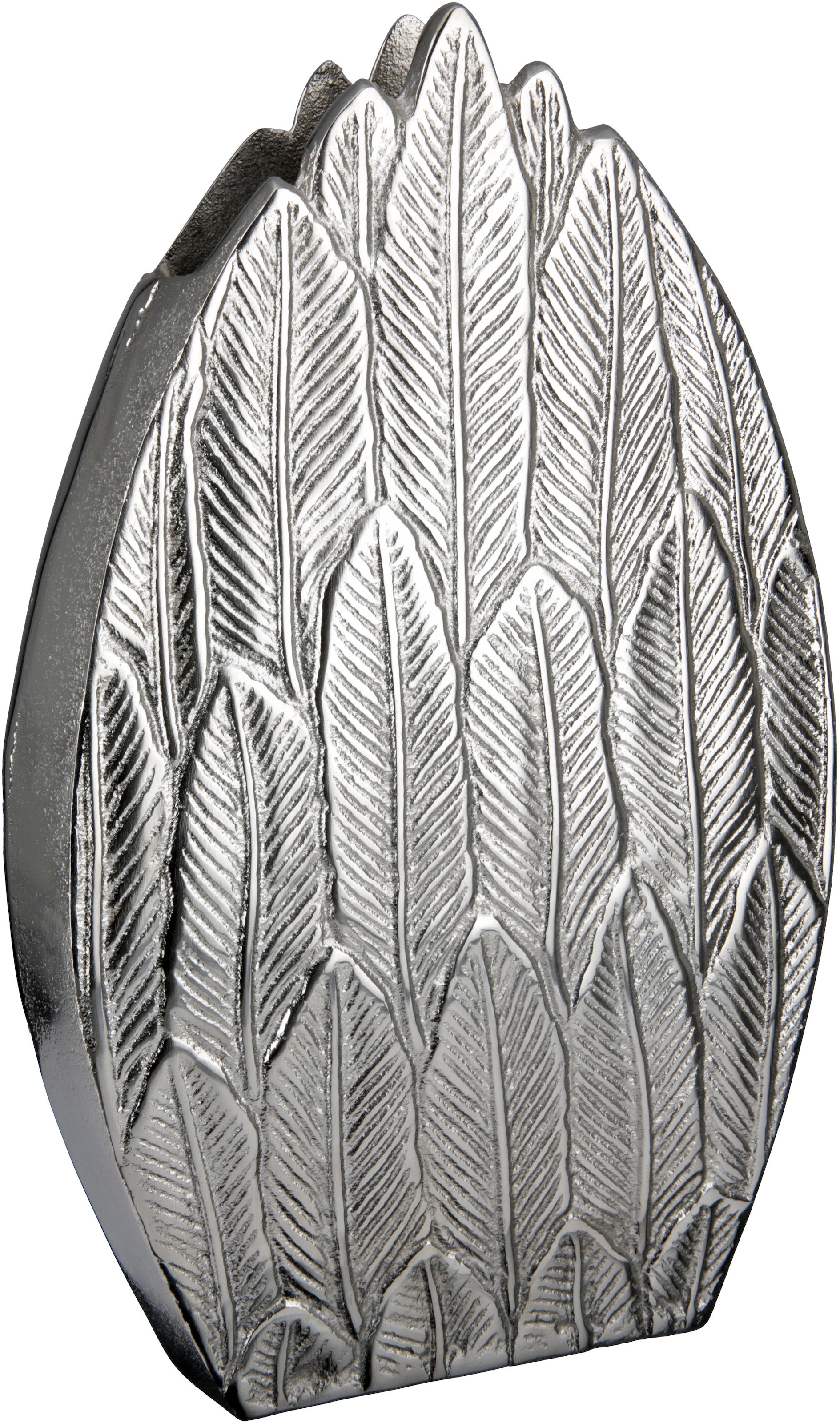 »Feder«, Vase Aluminium, St.), Casablanca Tropfenform Dekoobjekt, bei aus Dekovase Gilde OTTO by (1