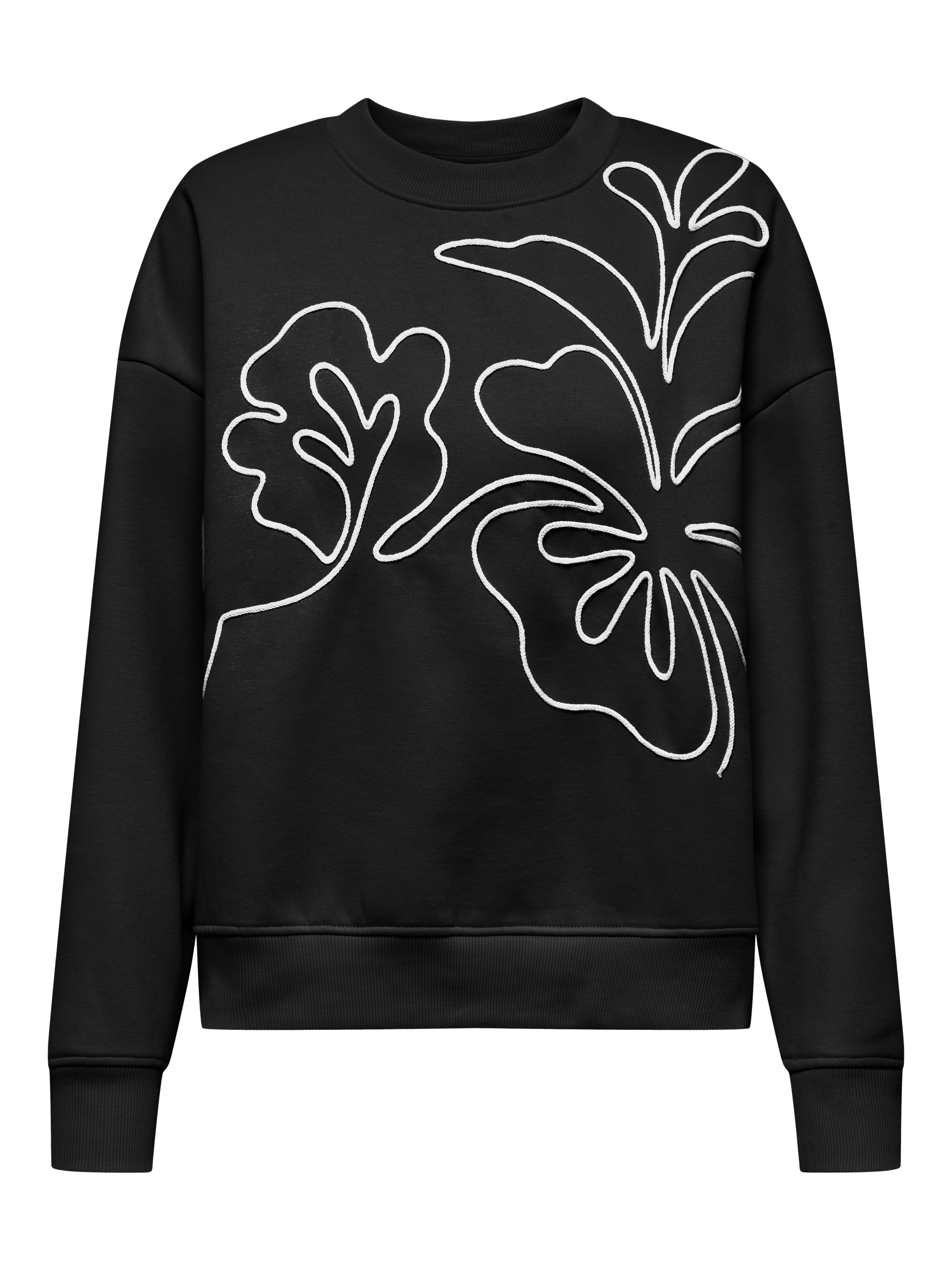 JDY Sweatshirt »JDYCANOA L/S EMB SWEAT JRS NOOS«