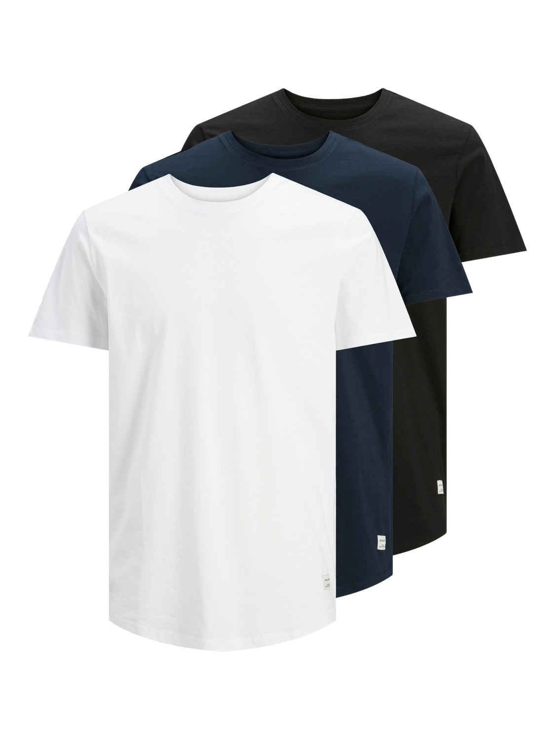 Jack & Jones Rundhalsshirt »JJENOA TEE SS CREW NECK 3PK MP NOOS«, (Packung, 3 tlg., 3er-Pack)
