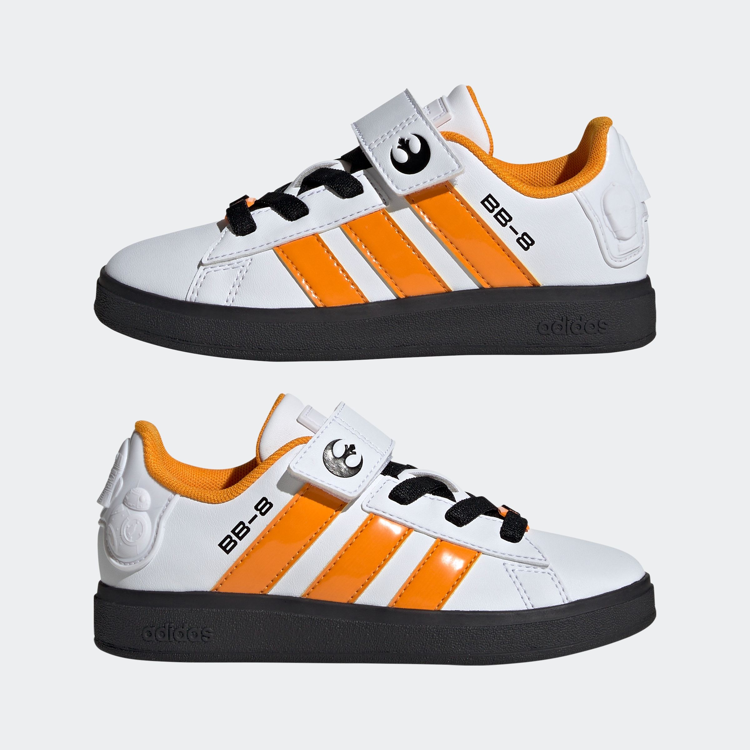 adidas Sportswear Sneaker »ADIDAS X STAR WARS GRAND COURT 2.0«, Design auf den Spuren des adidas Superstar