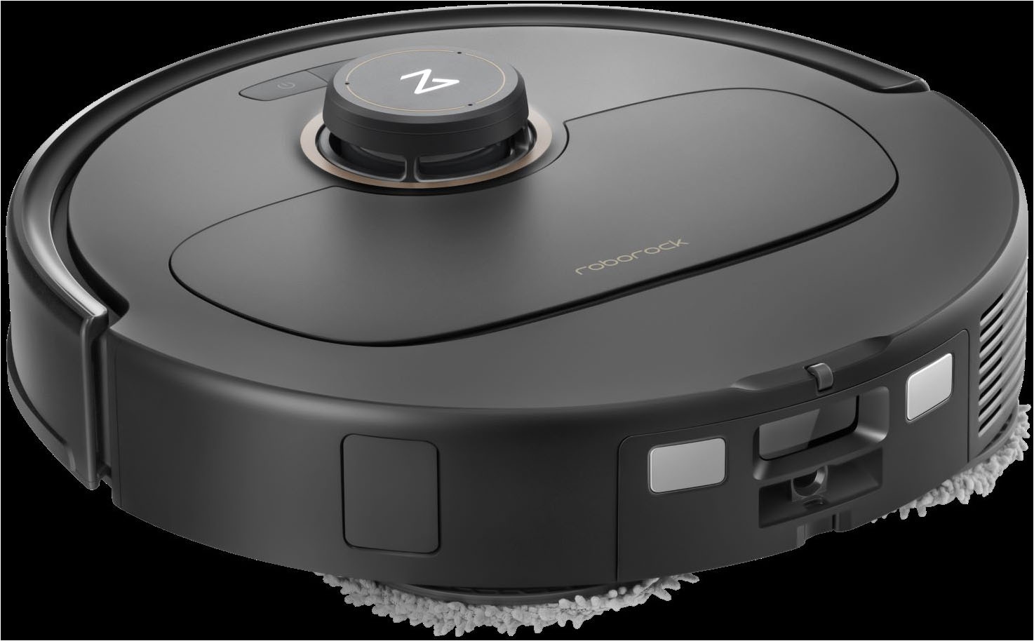 Roborock Nass-Trocken-Saugroboter »Roborock QREVO MaxV Black, FlexiArm Design, 7.000 PA HyperForce«, heißwasser Mopp-Wäsche, Reactive AI Hinderniserkennung