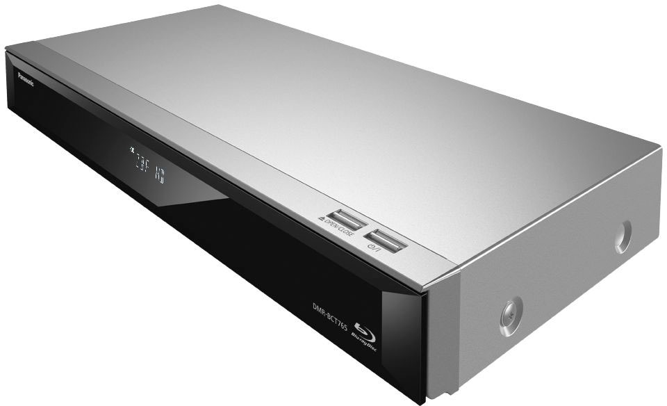 Panasonic Blu-ray-Rekorder »DMR-BCT760/5«, 4k Online mit OTTO HD, Alliance)-WLAN-LAN Festplatte, (Ethernet), Miracast C DVB im Twin (Wi-Fi Ultra Upscaling, Shop HD 500 DVB-C-Tuner-4K GB Tuner