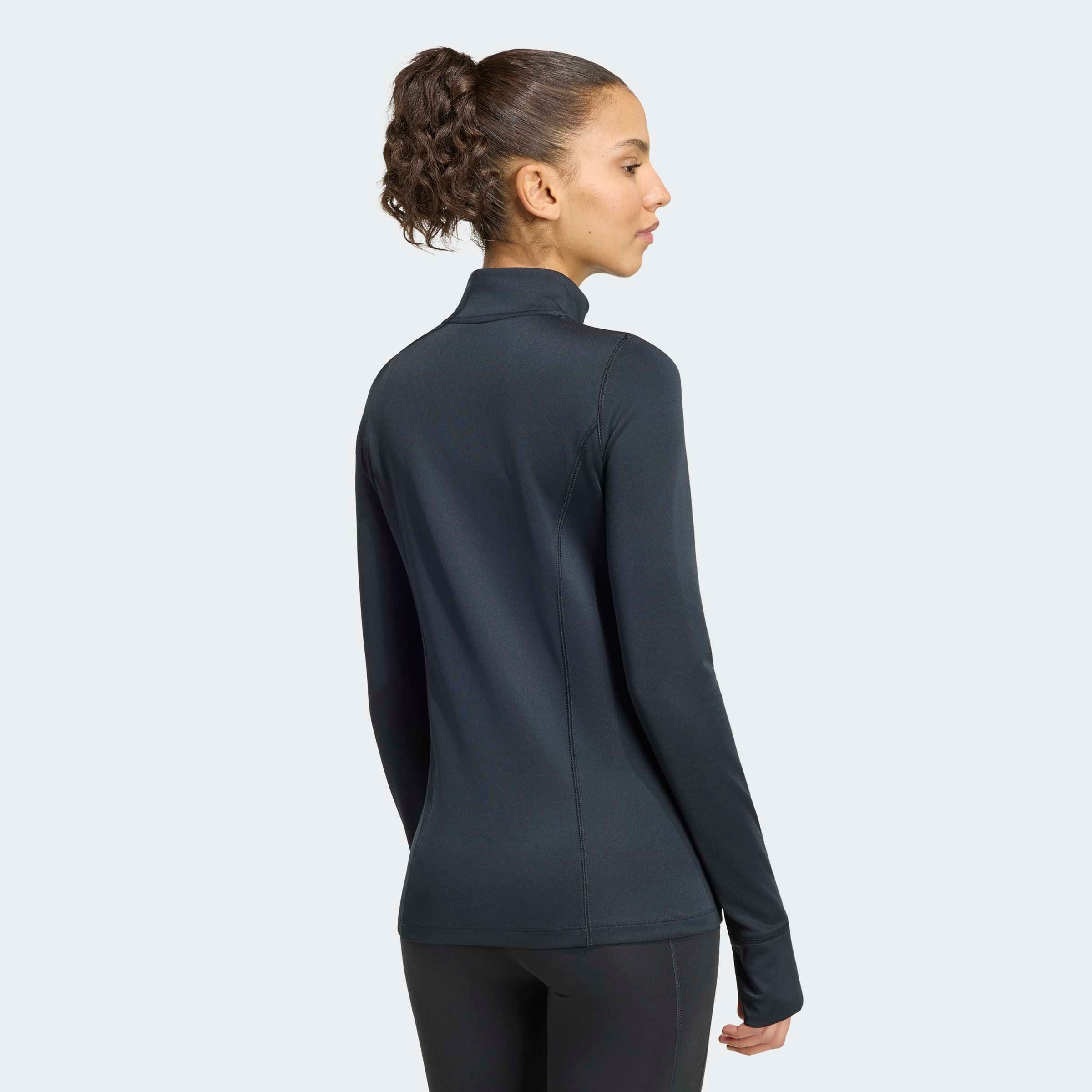 adidas Performance Rollkragenpullover »WE MIN 1/4 ZIP« mit Reißverschluss, für Sportmode und Streetwear, sportlicher Stil