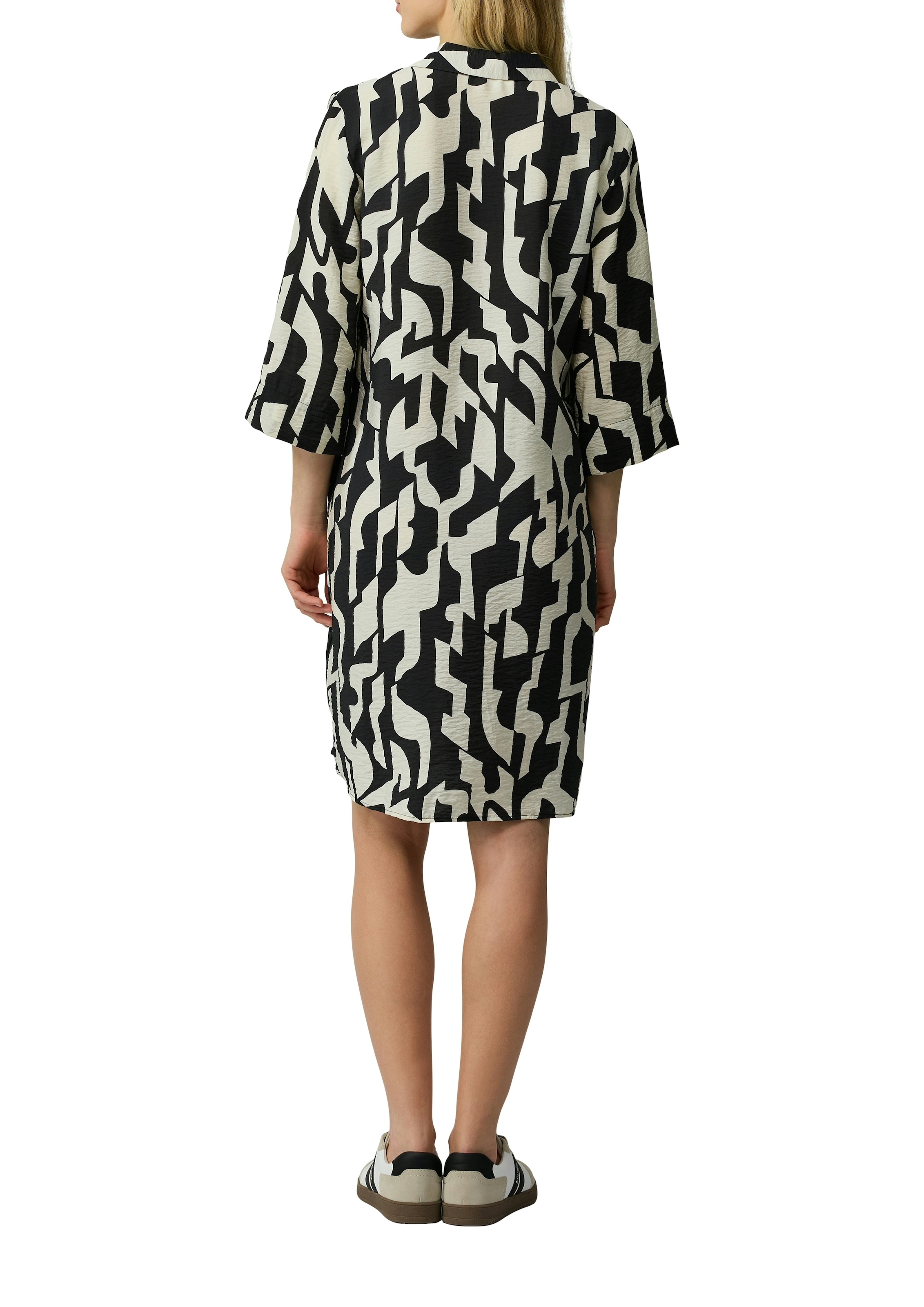 s.Oliver Blusenkleid Eingrifftaschen mit All-Over Print