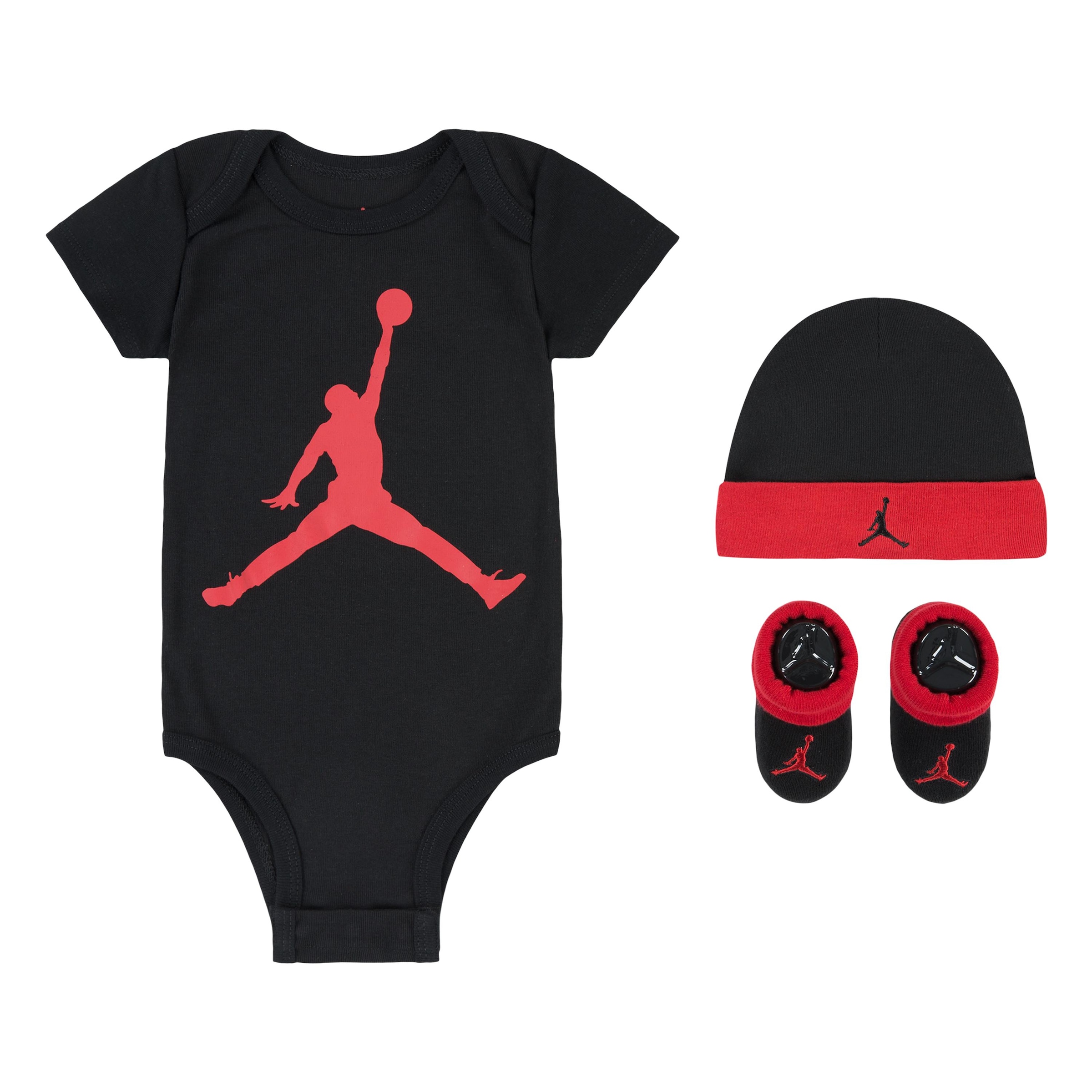 Jordan Erstausstattungspaket Set, 3 3-teiliges Erstausstattungspaket, für Babys, mit sportlichem Stil