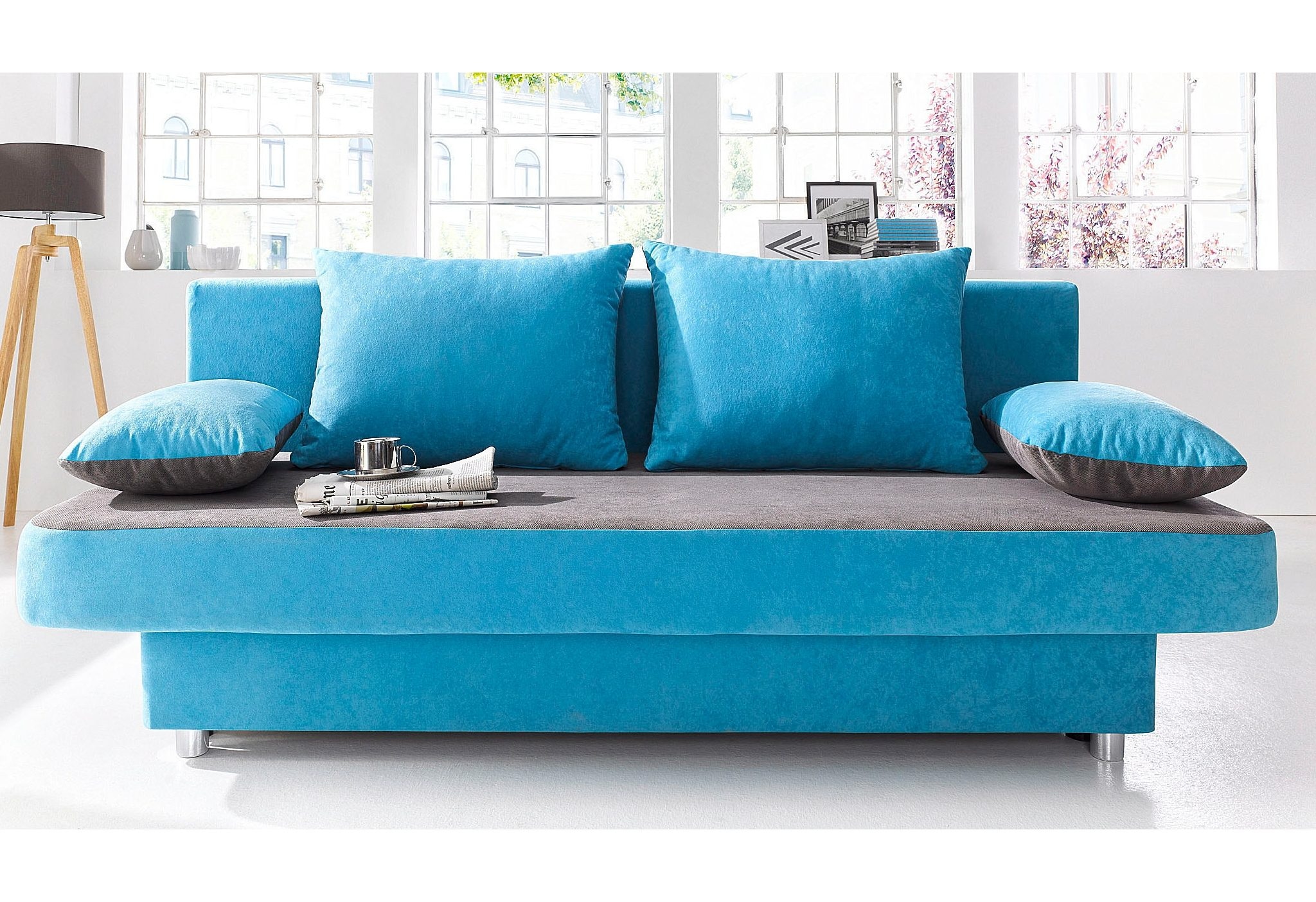 COLLECTION AB Schlafsofa »P-Ulla«, Online Bettfunktion, Zierkissen OTTO inkl. und Shop Bettkasten