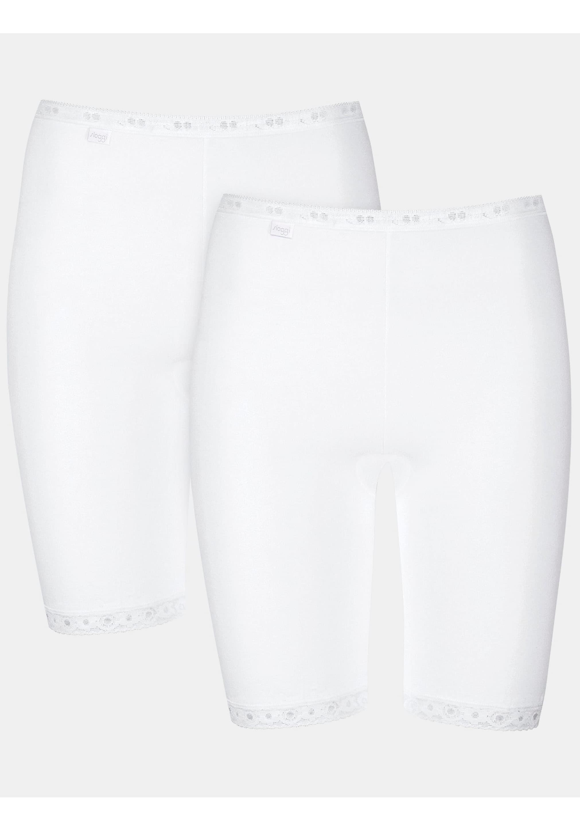Sloggi Lange Unterhose »Basic +«, (Packung, 2 St.), Long-Pants mit  Spitzenbesatz online bei OTTO